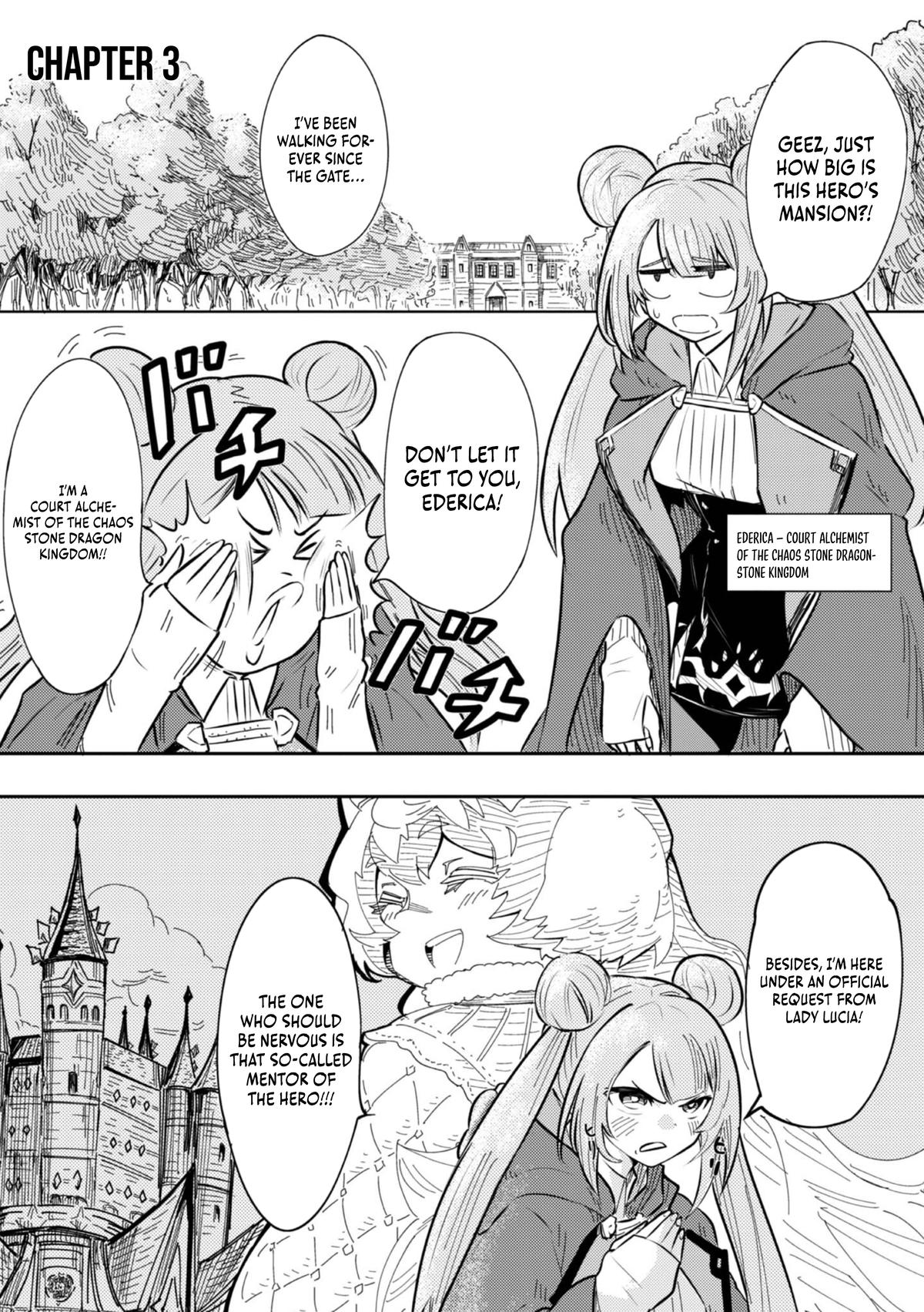 Outo One Operation Golem Master. Masaka no Tsuihou!? Jiyuu no Mi ni Natta node Deshi no Bijin Yuusha-tachi to Issho ni Saikyou Golem Tsukurimasu. Modottekoi to Iwaretemo Mou Shiran! @comic Chap 3 - Next Chap 4