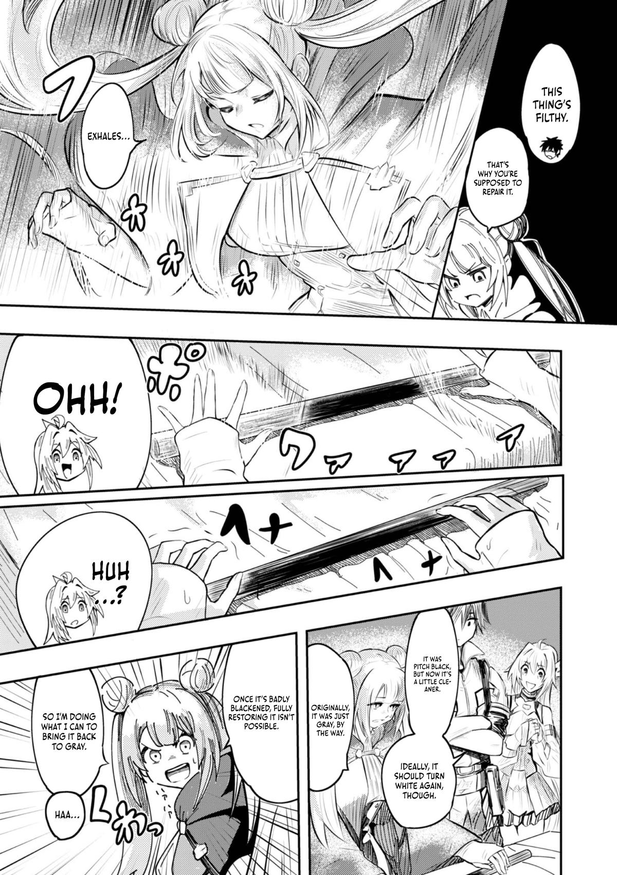 Outo One Operation Golem Master. Masaka no Tsuihou!? Jiyuu no Mi ni Natta node Deshi no Bijin Yuusha-tachi to Issho ni Saikyou Golem Tsukurimasu. Modottekoi to Iwaretemo Mou Shiran! @comic Chap 3 - Next Chap 4