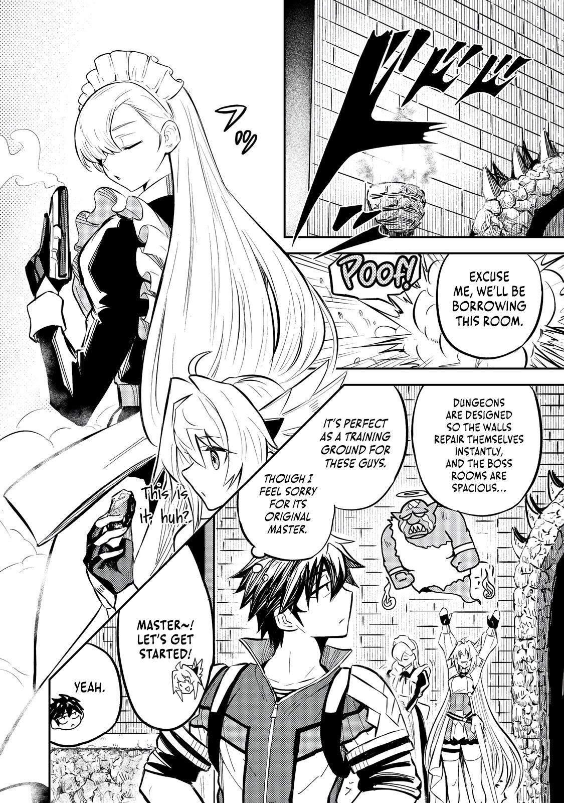 Outo One Operation Golem Master. Masaka no Tsuihou!? Jiyuu no Mi ni Natta node Deshi no Bijin Yuusha-tachi to Issho ni Saikyou Golem Tsukurimasu. Modottekoi to Iwaretemo Mou Shiran! @comic Chap 10 - Next Chap 11