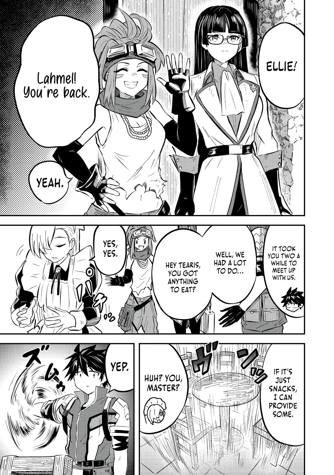 Outo One Operation Golem Master. Masaka no Tsuihou!? Jiyuu no Mi ni Natta node Deshi no Bijin Yuusha-tachi to Issho ni Saikyou Golem Tsukurimasu. Modottekoi to Iwaretemo Mou Shiran! @comic Chap 10 - Next Chap 11