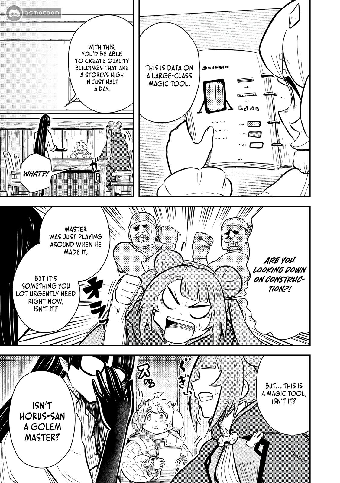 Outo One Operation Golem Master. Masaka no Tsuihou!? Jiyuu no Mi ni Natta node Deshi no Bijin Yuusha-tachi to Issho ni Saikyou Golem Tsukurimasu. Modottekoi to Iwaretemo Mou Shiran! @comic Chap 11 - Next Chap 12