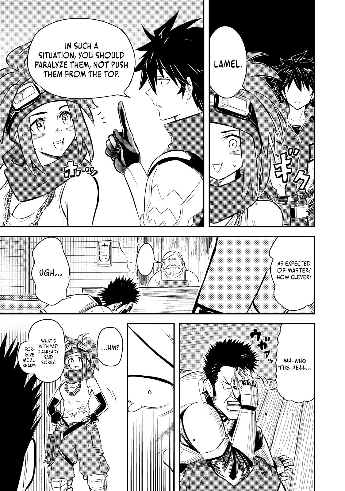 Outo One Operation Golem Master. Masaka no Tsuihou!? Jiyuu no Mi ni Natta node Deshi no Bijin Yuusha-tachi to Issho ni Saikyou Golem Tsukurimasu. Modottekoi to Iwaretemo Mou Shiran! @comic Chap 11 - Next Chap 12