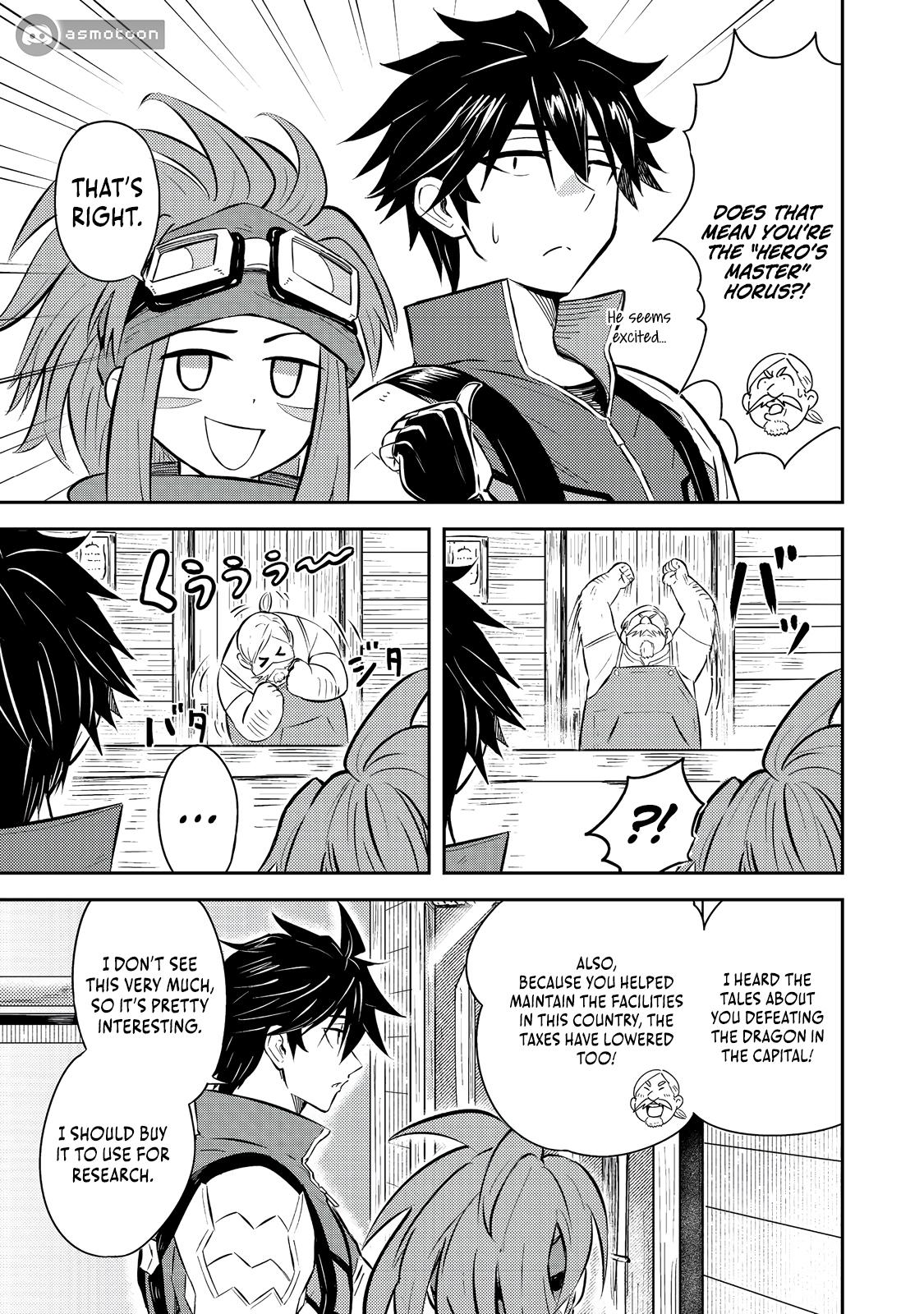 Outo One Operation Golem Master. Masaka no Tsuihou!? Jiyuu no Mi ni Natta node Deshi no Bijin Yuusha-tachi to Issho ni Saikyou Golem Tsukurimasu. Modottekoi to Iwaretemo Mou Shiran! @comic Chap 11 - Next Chap 12
