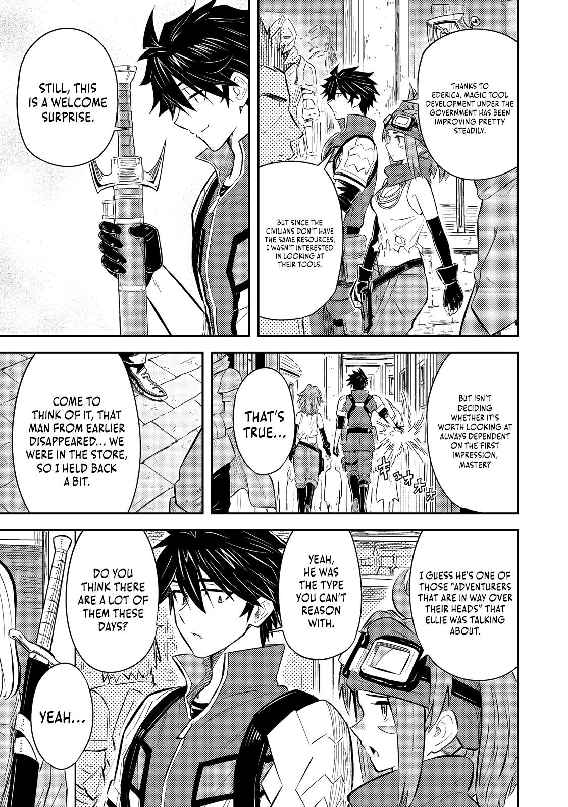 Outo One Operation Golem Master. Masaka no Tsuihou!? Jiyuu no Mi ni Natta node Deshi no Bijin Yuusha-tachi to Issho ni Saikyou Golem Tsukurimasu. Modottekoi to Iwaretemo Mou Shiran! @comic Chap 11 - Next Chap 12