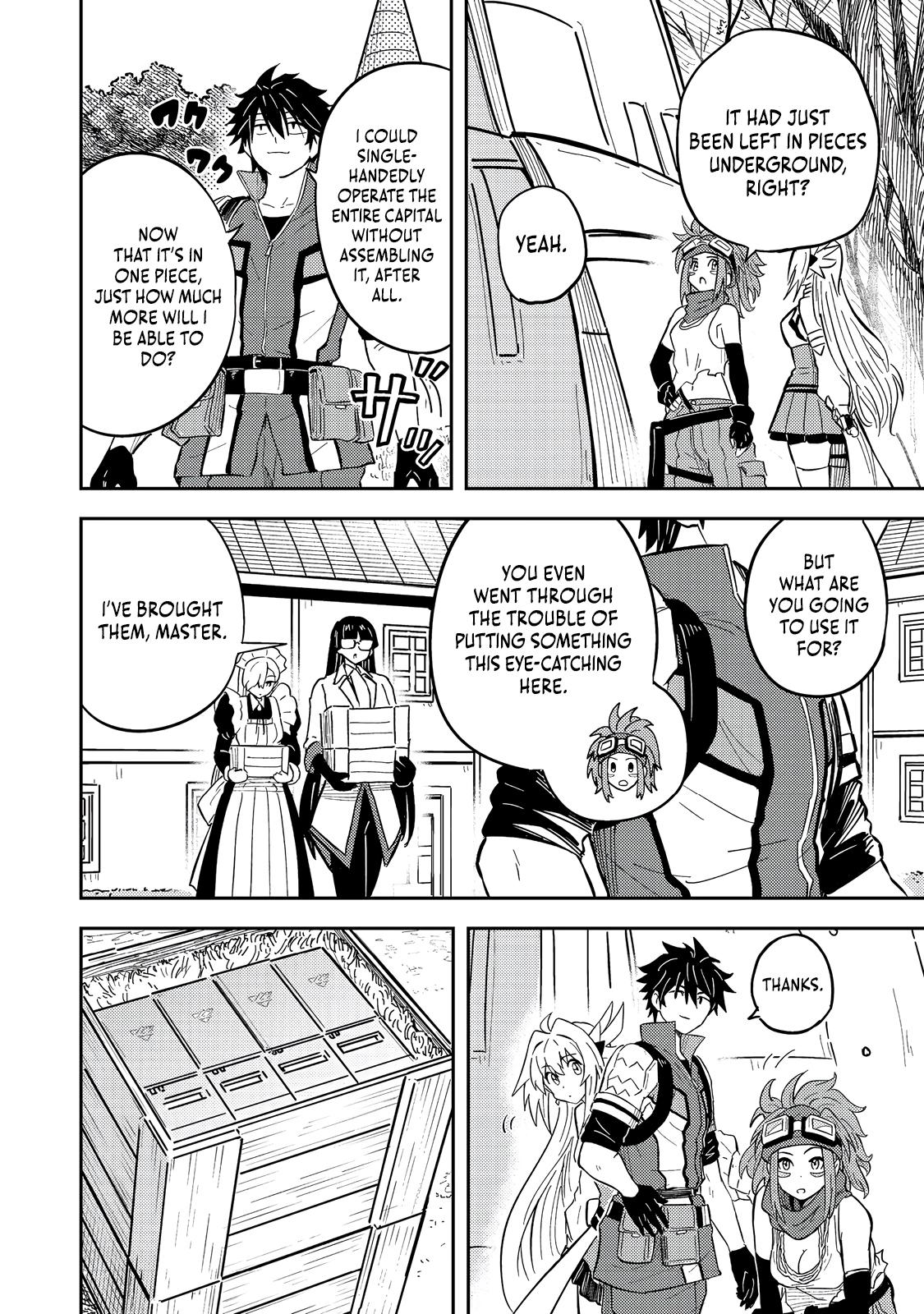 Outo One Operation Golem Master. Masaka no Tsuihou!? Jiyuu no Mi ni Natta node Deshi no Bijin Yuusha-tachi to Issho ni Saikyou Golem Tsukurimasu. Modottekoi to Iwaretemo Mou Shiran! @comic Chap 13 - Next Chap 14