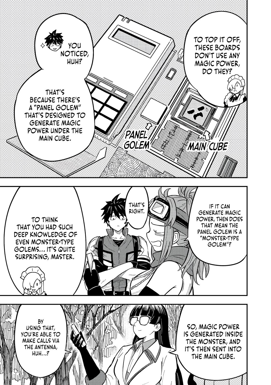 Outo One Operation Golem Master. Masaka no Tsuihou!? Jiyuu no Mi ni Natta node Deshi no Bijin Yuusha-tachi to Issho ni Saikyou Golem Tsukurimasu. Modottekoi to Iwaretemo Mou Shiran! @comic Chap 13 - Next Chap 14