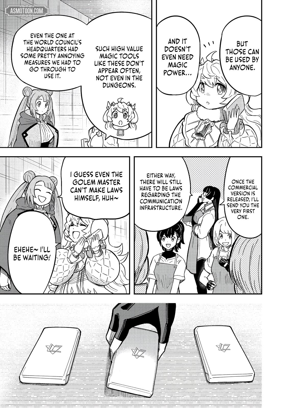 Outo One Operation Golem Master. Masaka no Tsuihou!? Jiyuu no Mi ni Natta node Deshi no Bijin Yuusha-tachi to Issho ni Saikyou Golem Tsukurimasu. Modottekoi to Iwaretemo Mou Shiran! @comic Chap 13 - Next Chap 14
