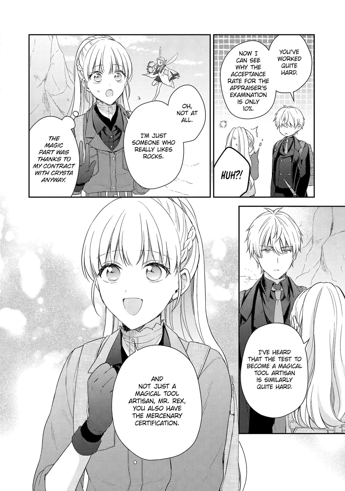 Botsuraku Reijou no Okinimesu mama: Konyaku Haki sareta node Houseki Kanteishi toshite Dokuritsu shimasu Chap 7 - Next Chap 8