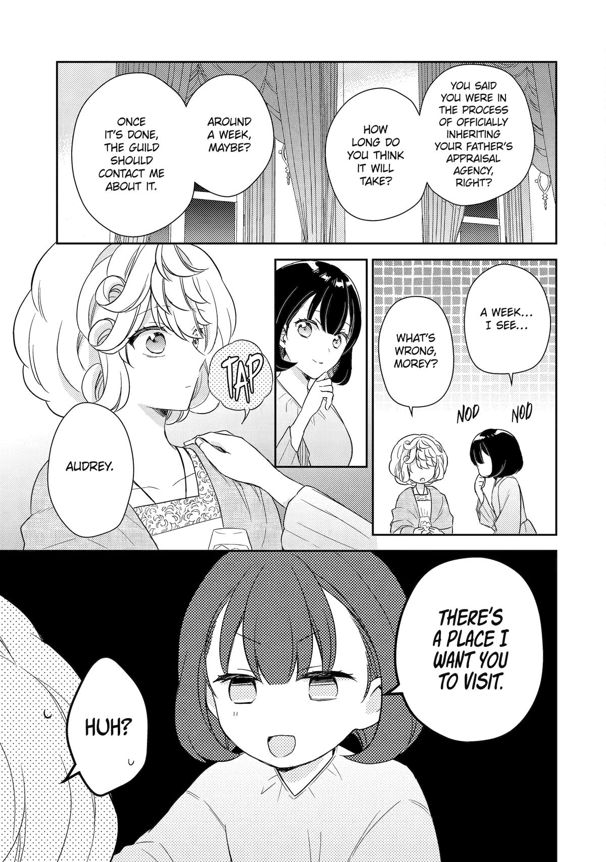 Botsuraku Reijou no Okinimesu mama: Konyaku Haki sareta node Houseki Kanteishi toshite Dokuritsu shimasu Chap 4 - Next Chap 5