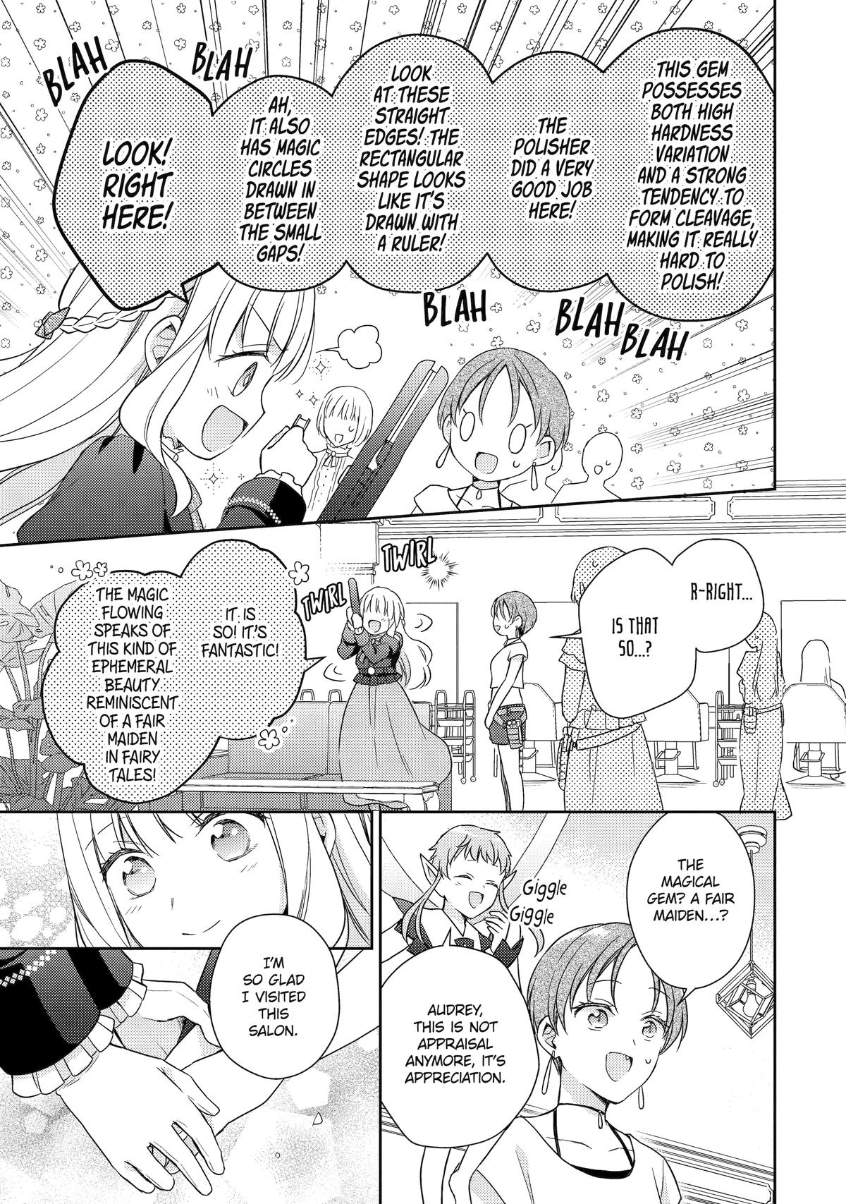 Botsuraku Reijou no Okinimesu mama: Konyaku Haki sareta node Houseki Kanteishi toshite Dokuritsu shimasu Chap 4 - Next Chap 5