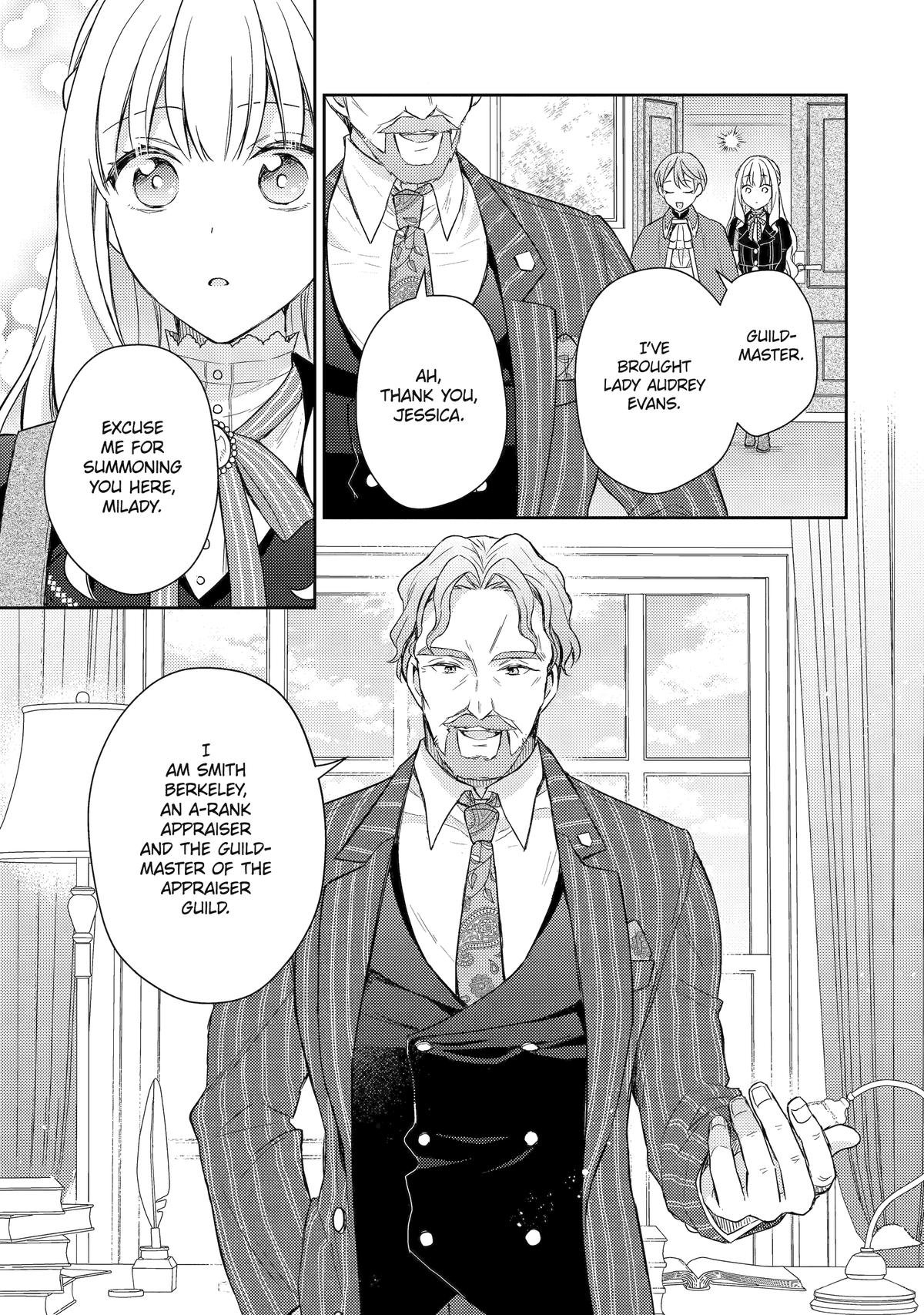 Botsuraku Reijou no Okinimesu mama: Konyaku Haki sareta node Houseki Kanteishi toshite Dokuritsu shimasu Chap 5 - Next Chap 6