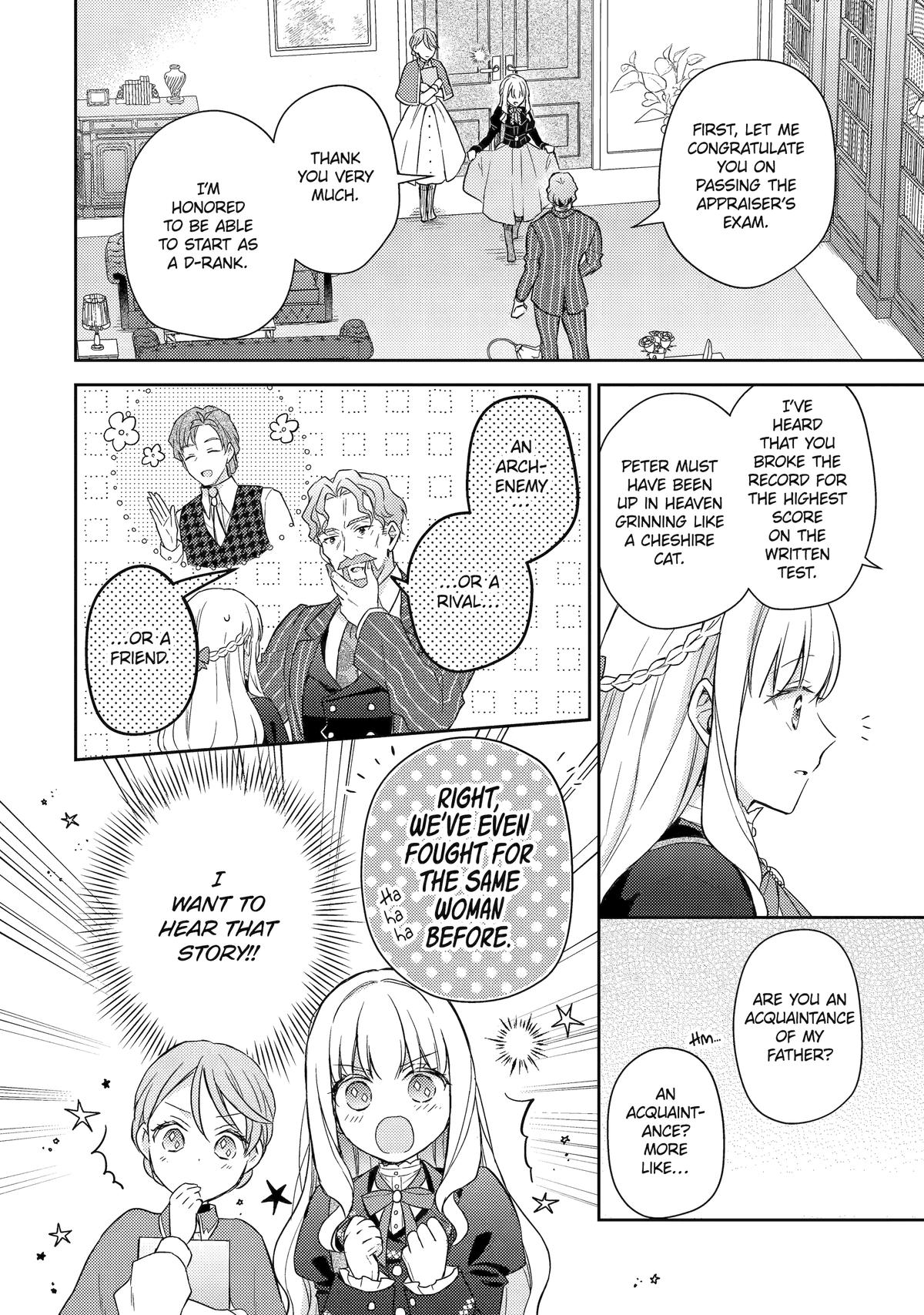 Botsuraku Reijou no Okinimesu mama: Konyaku Haki sareta node Houseki Kanteishi toshite Dokuritsu shimasu Chap 5 - Next Chap 6