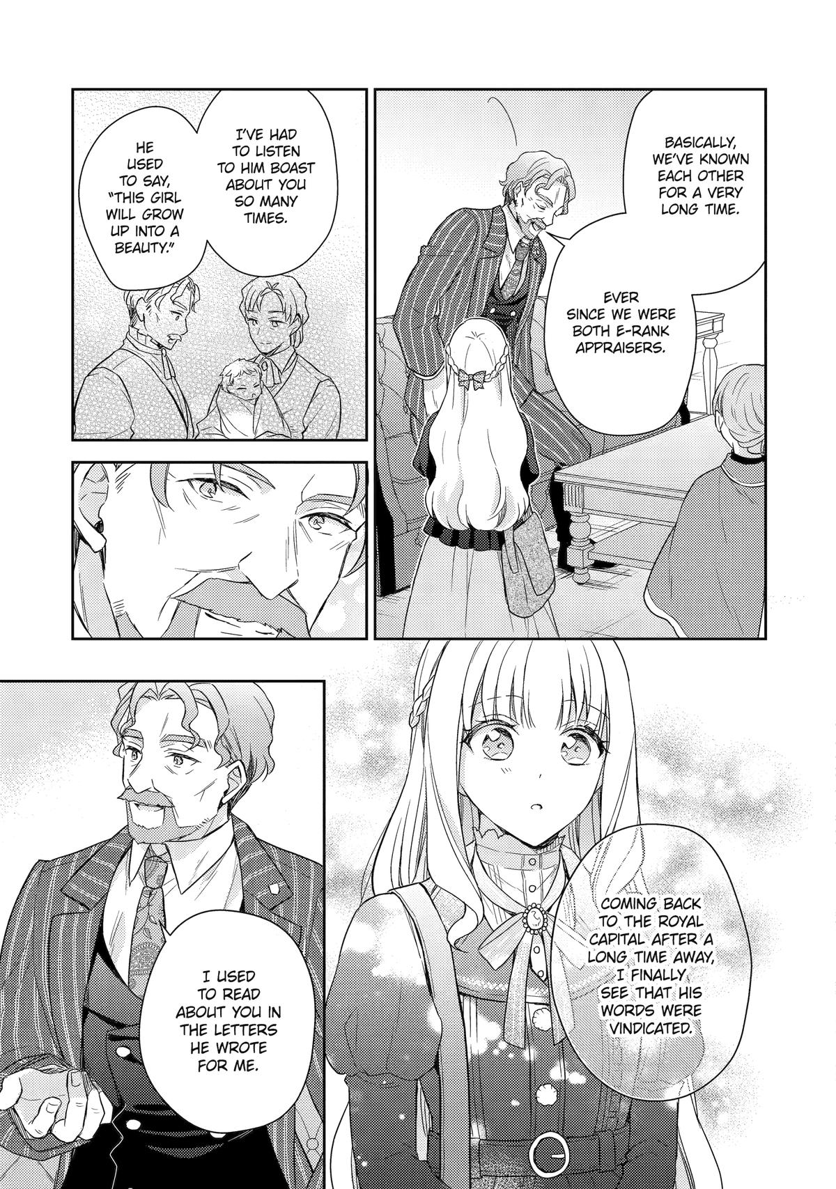 Botsuraku Reijou no Okinimesu mama: Konyaku Haki sareta node Houseki Kanteishi toshite Dokuritsu shimasu Chap 5 - Next Chap 6