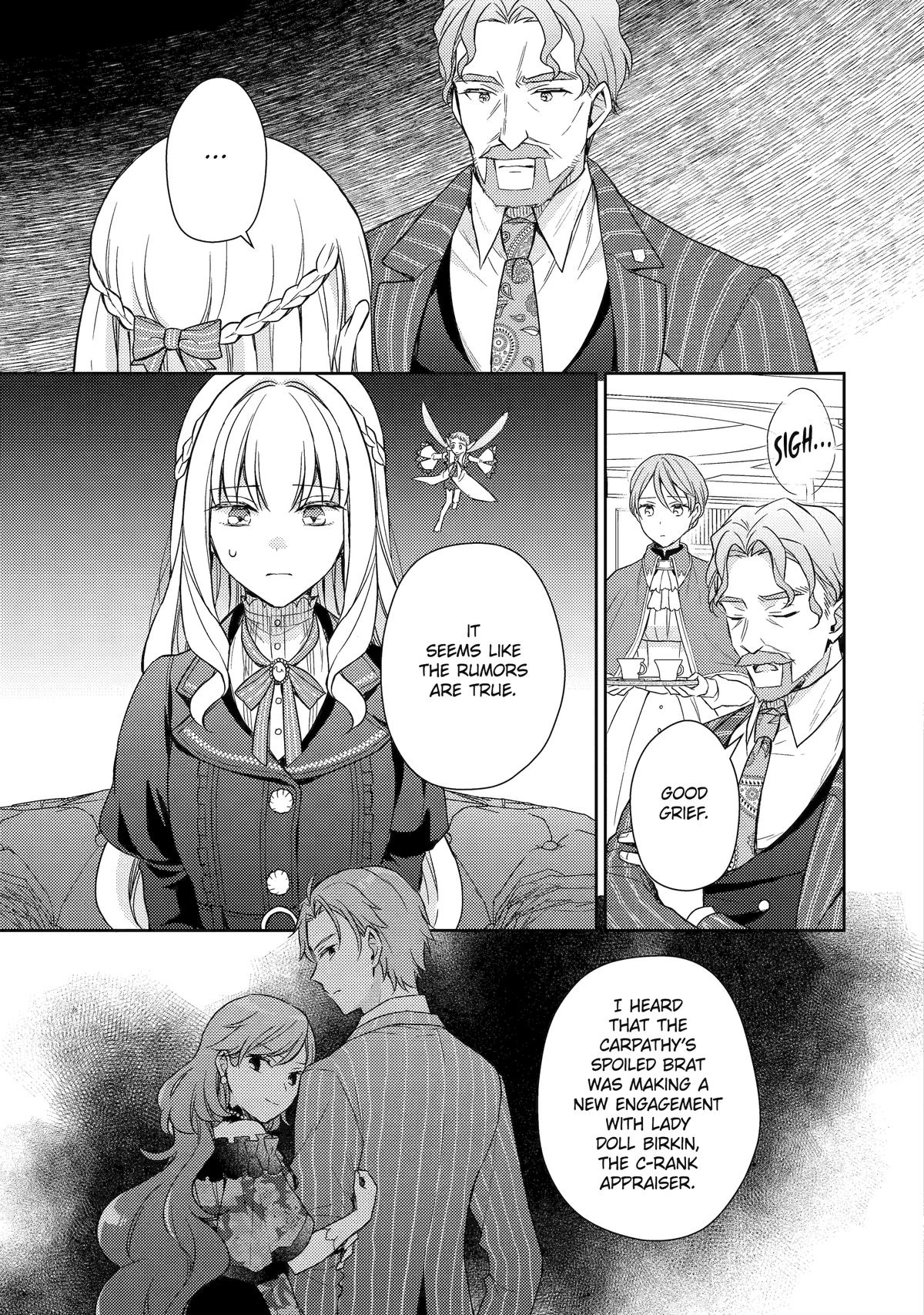 Botsuraku Reijou no Okinimesu mama: Konyaku Haki sareta node Houseki Kanteishi toshite Dokuritsu shimasu Chap 5 - Next Chap 6