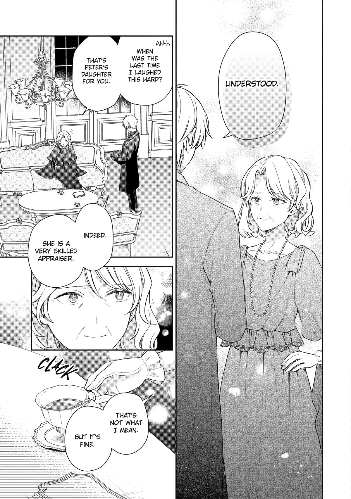 Botsuraku Reijou no Okinimesu mama: Konyaku Haki sareta node Houseki Kanteishi toshite Dokuritsu shimasu Chap 8 - Next Chap 9