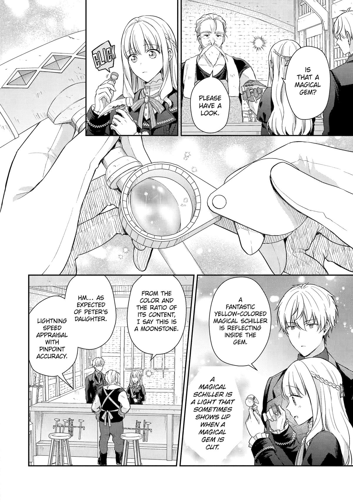 Botsuraku Reijou no Okinimesu mama: Konyaku Haki sareta node Houseki Kanteishi toshite Dokuritsu shimasu Chap 9 - Next Chap 10