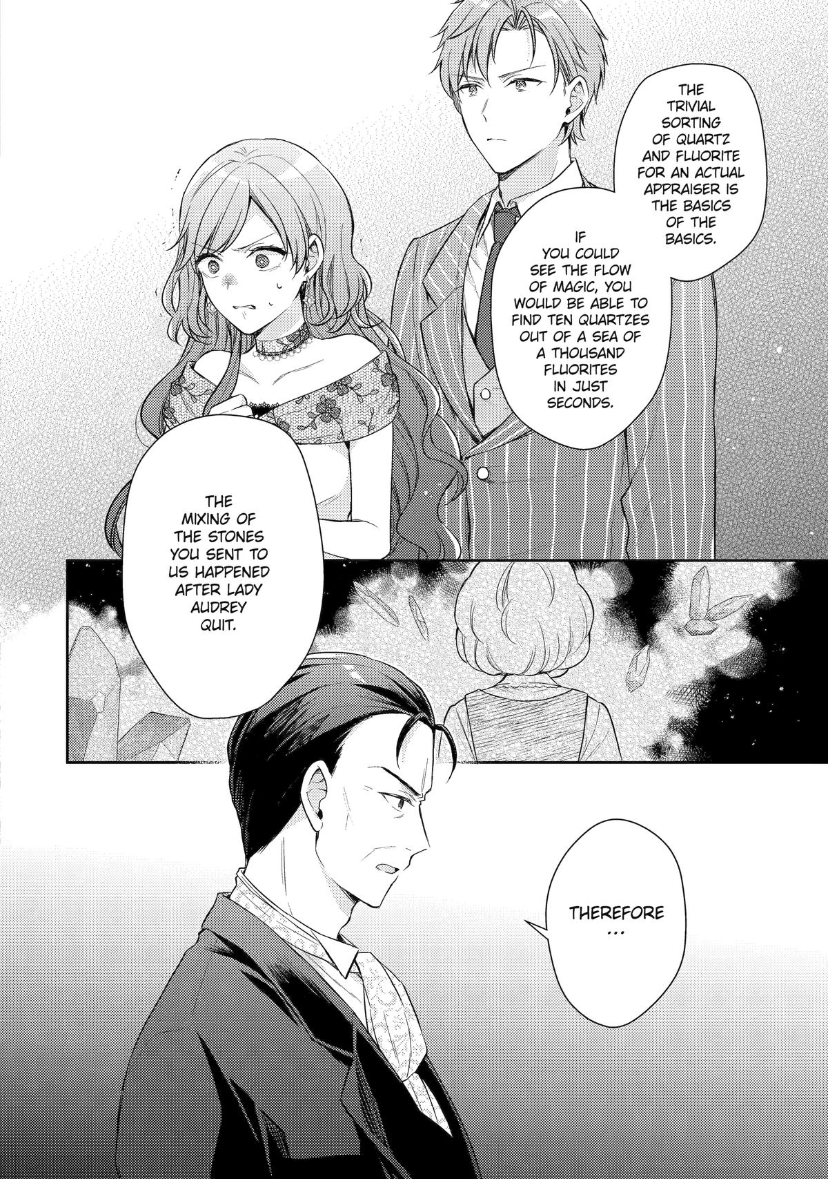 Botsuraku Reijou no Okinimesu mama: Konyaku Haki sareta node Houseki Kanteishi toshite Dokuritsu shimasu Chap 9 - Next Chap 10