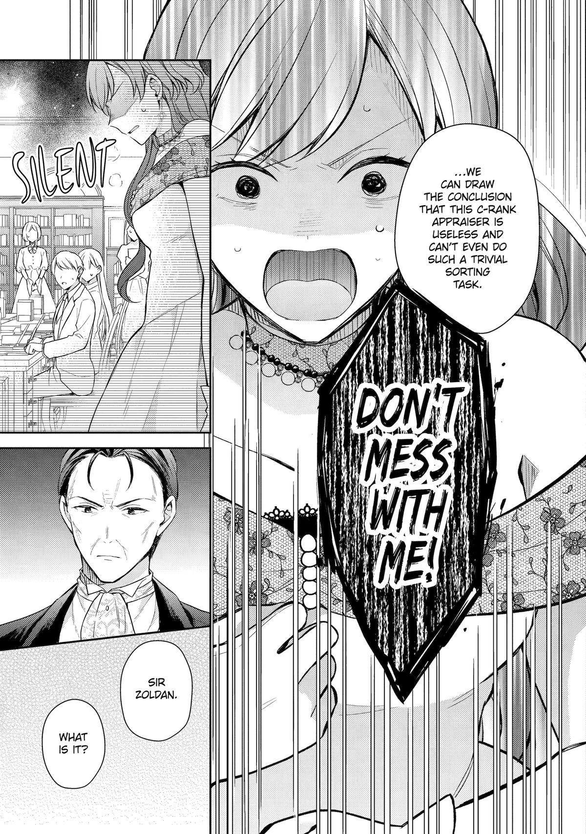 Botsuraku Reijou no Okinimesu mama: Konyaku Haki sareta node Houseki Kanteishi toshite Dokuritsu shimasu Chap 9 - Next Chap 10