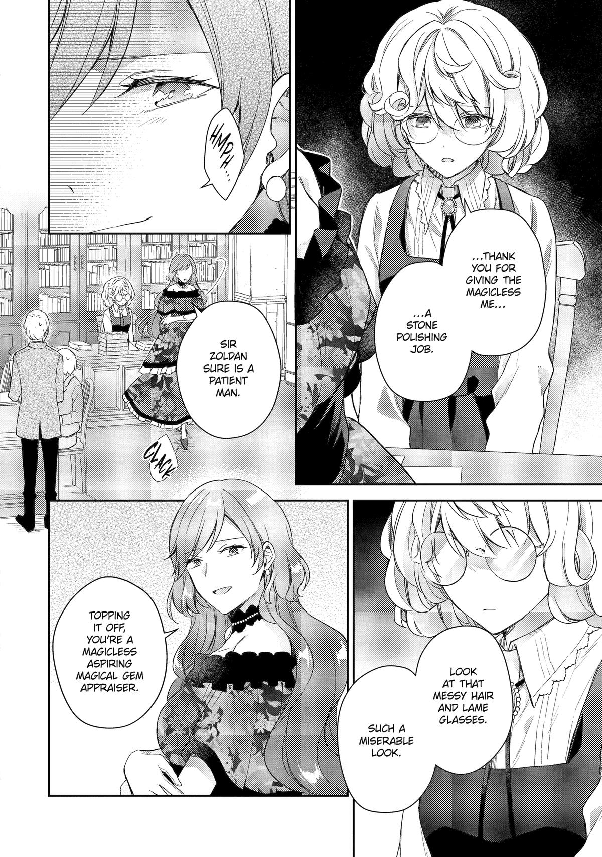 Botsuraku Reijou no Okinimesu mama: Konyaku Haki sareta node Houseki Kanteishi toshite Dokuritsu shimasu Chap 1 - Next Chap 2