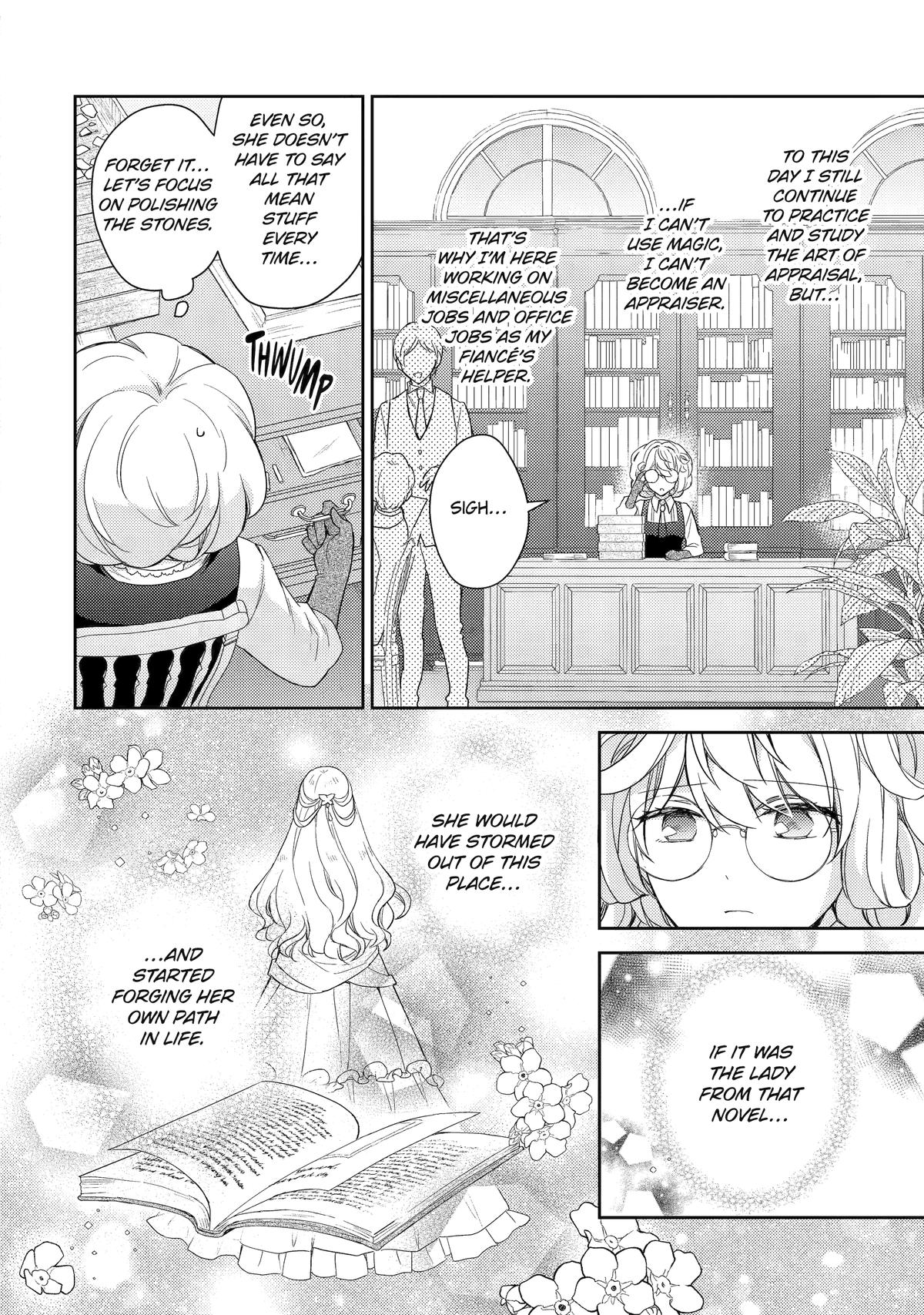 Botsuraku Reijou no Okinimesu mama: Konyaku Haki sareta node Houseki Kanteishi toshite Dokuritsu shimasu Chap 1 - Next Chap 2