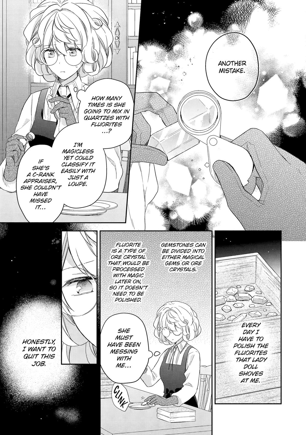 Botsuraku Reijou no Okinimesu mama: Konyaku Haki sareta node Houseki Kanteishi toshite Dokuritsu shimasu Chap 1 - Next Chap 2