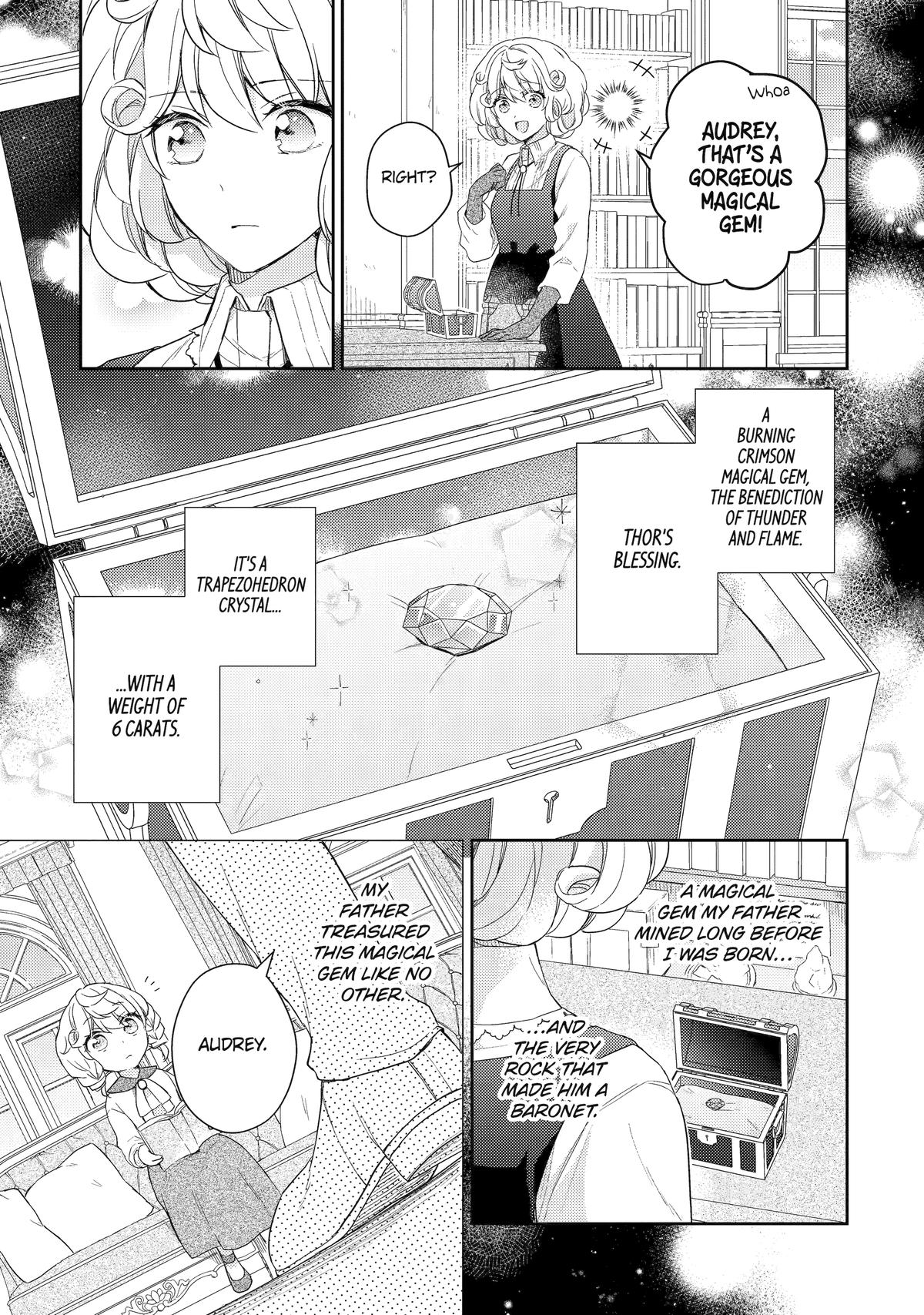 Botsuraku Reijou no Okinimesu mama: Konyaku Haki sareta node Houseki Kanteishi toshite Dokuritsu shimasu Chap 2 - Next Chap 3
