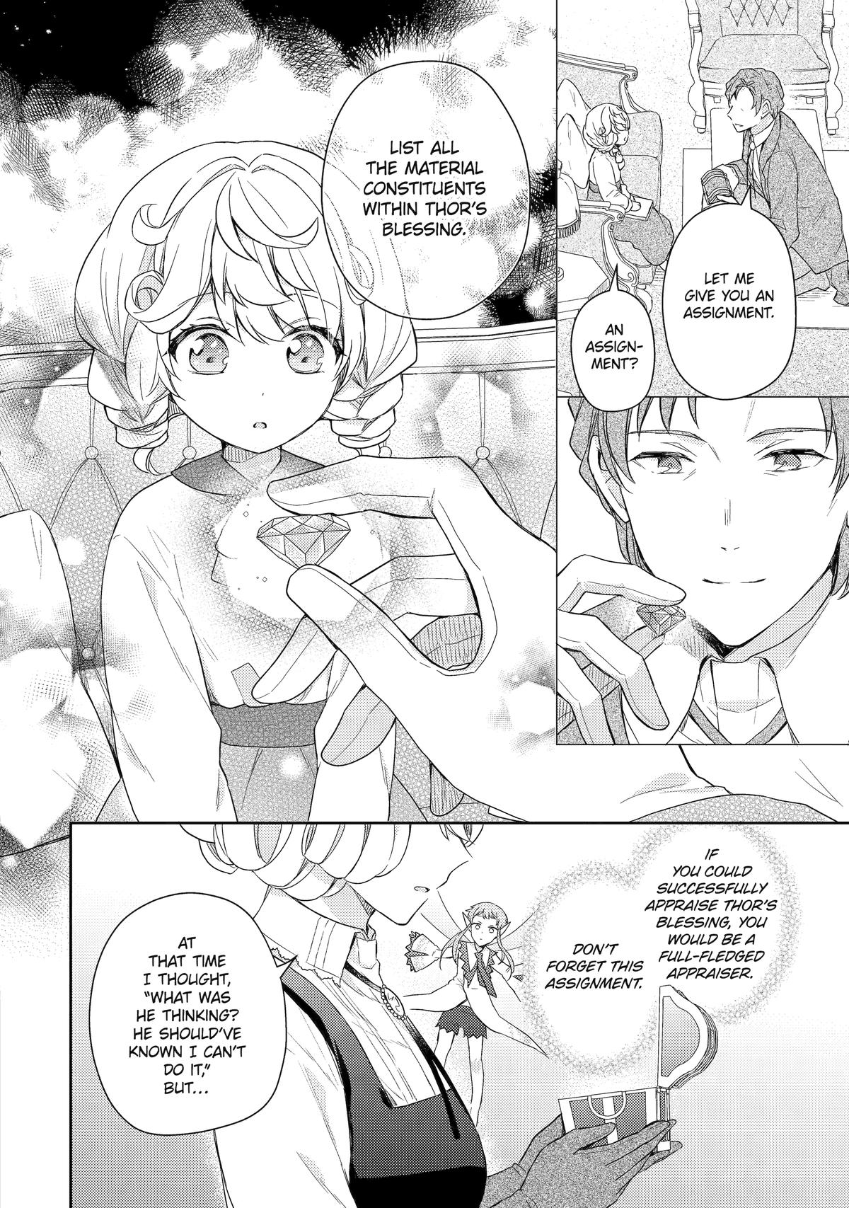 Botsuraku Reijou no Okinimesu mama: Konyaku Haki sareta node Houseki Kanteishi toshite Dokuritsu shimasu Chap 2 - Next Chap 3