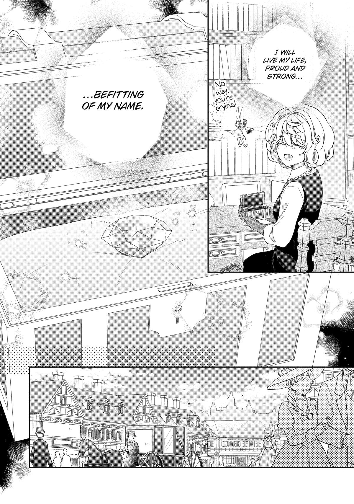 Botsuraku Reijou no Okinimesu mama: Konyaku Haki sareta node Houseki Kanteishi toshite Dokuritsu shimasu Chap 2 - Next Chap 3