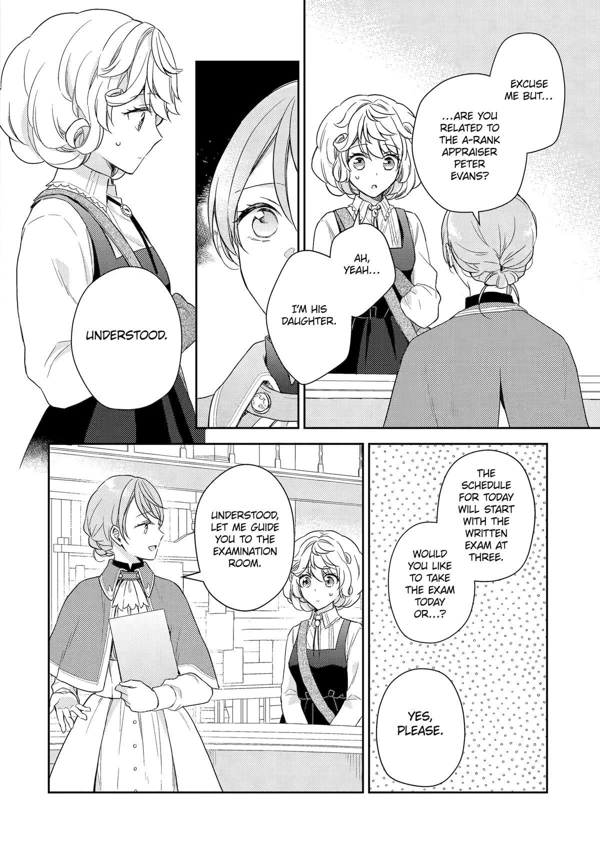 Botsuraku Reijou no Okinimesu mama: Konyaku Haki sareta node Houseki Kanteishi toshite Dokuritsu shimasu Chap 3 - Next Chap 4