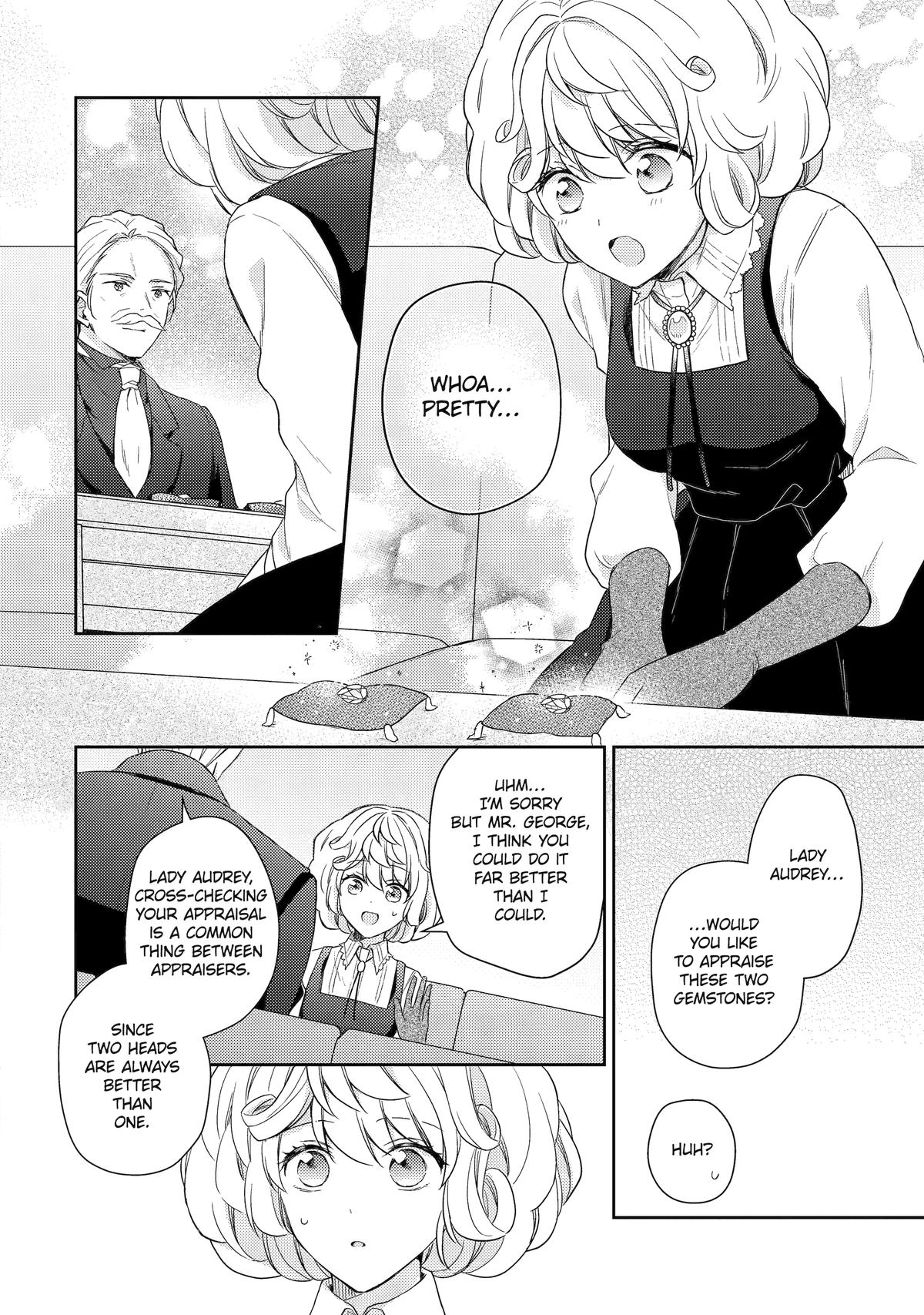 Botsuraku Reijou no Okinimesu mama: Konyaku Haki sareta node Houseki Kanteishi toshite Dokuritsu shimasu Chap 3 - Next Chap 4