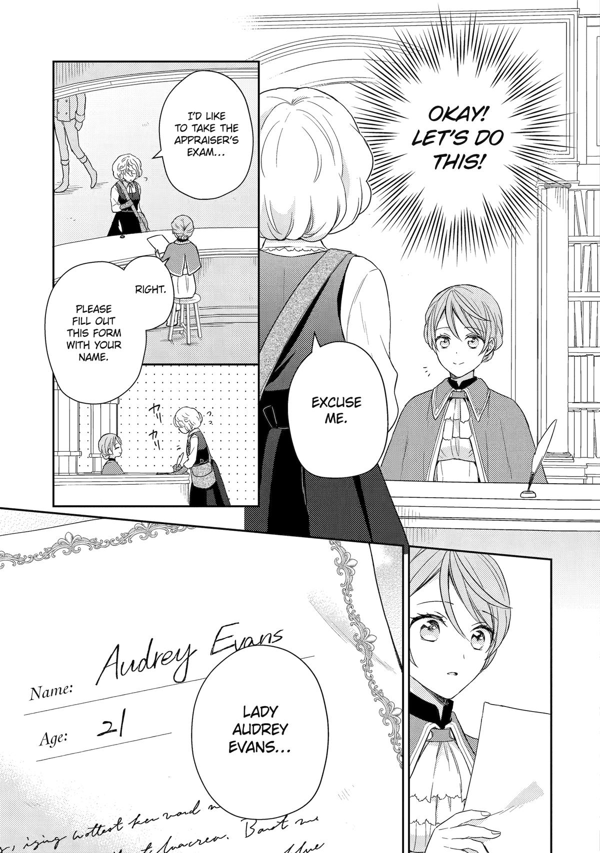 Botsuraku Reijou no Okinimesu mama: Konyaku Haki sareta node Houseki Kanteishi toshite Dokuritsu shimasu Chap 3 - Next Chap 4