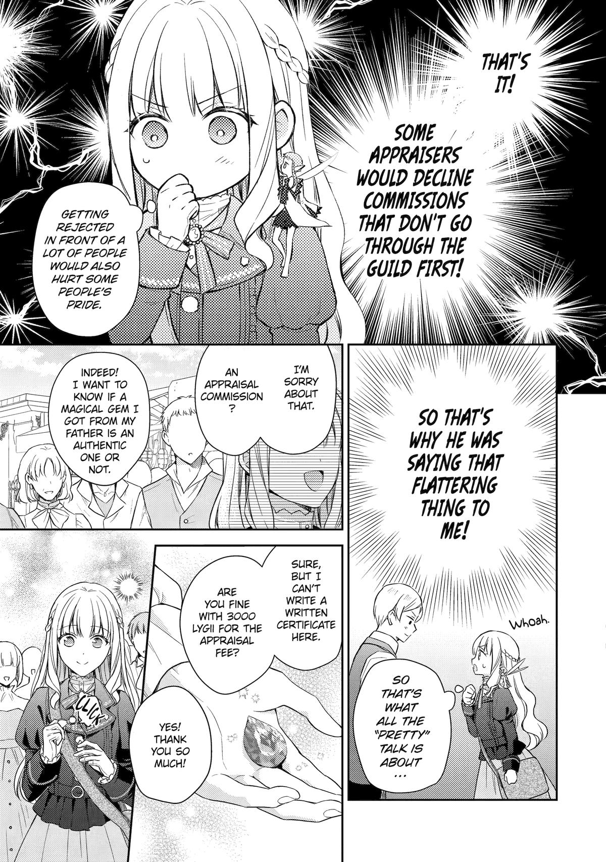 Botsuraku Reijou no Okinimesu mama: Konyaku Haki sareta node Houseki Kanteishi toshite Dokuritsu shimasu Chap 10 - Next Chap 11