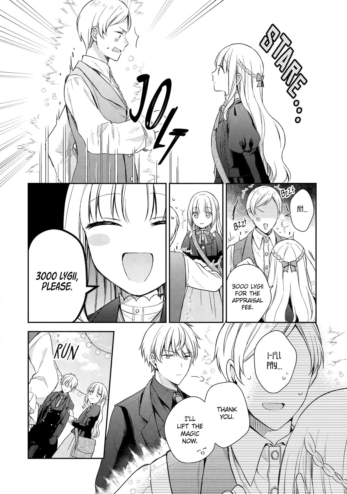 Botsuraku Reijou no Okinimesu mama: Konyaku Haki sareta node Houseki Kanteishi toshite Dokuritsu shimasu Chap 10 - Next Chap 11