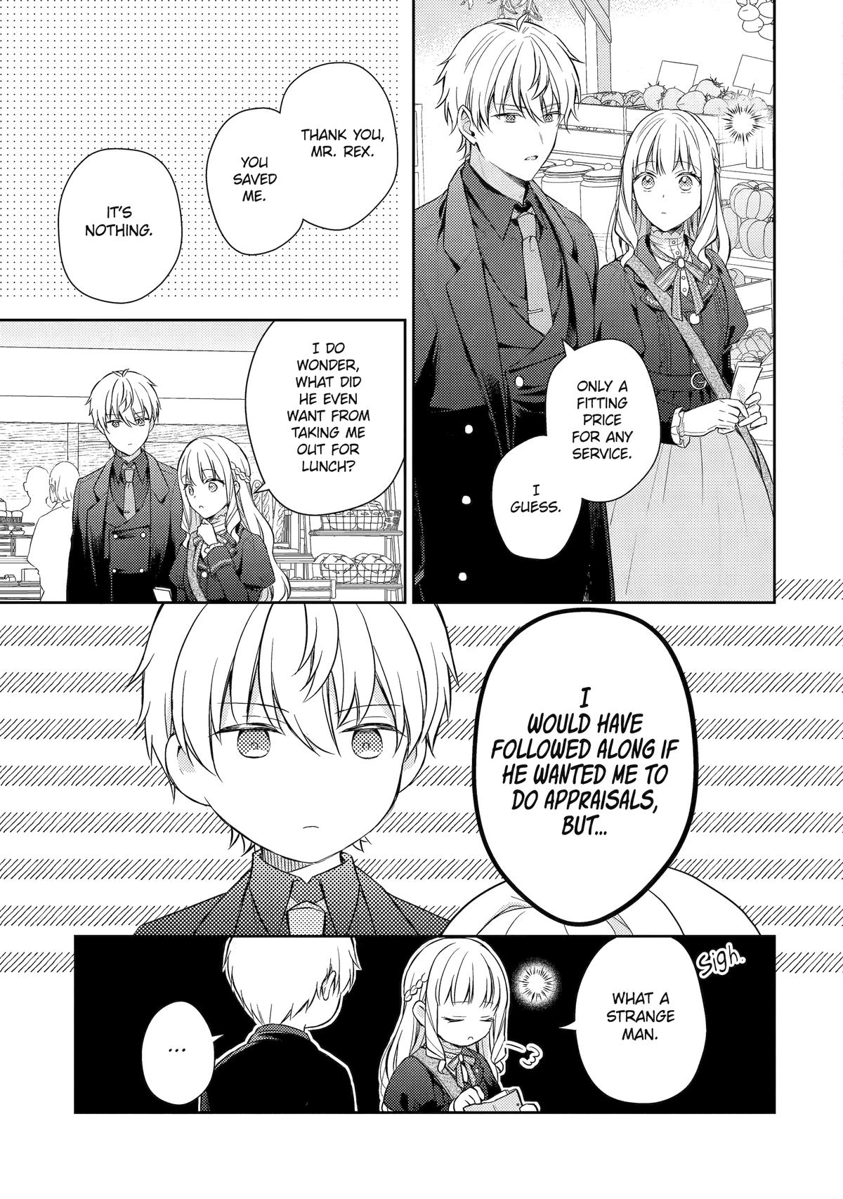 Botsuraku Reijou no Okinimesu mama: Konyaku Haki sareta node Houseki Kanteishi toshite Dokuritsu shimasu Chap 10 - Next Chap 11