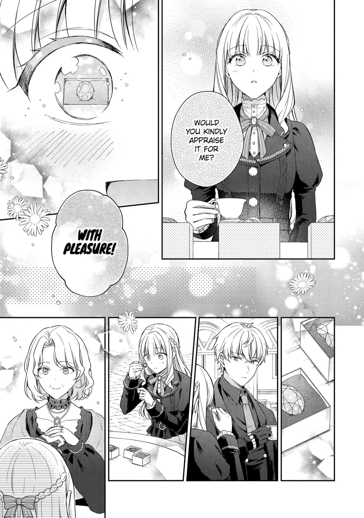 Botsuraku Reijou no Okinimesu mama: Konyaku Haki sareta node Houseki Kanteishi toshite Dokuritsu shimasu Chap 10 - Next Chap 11