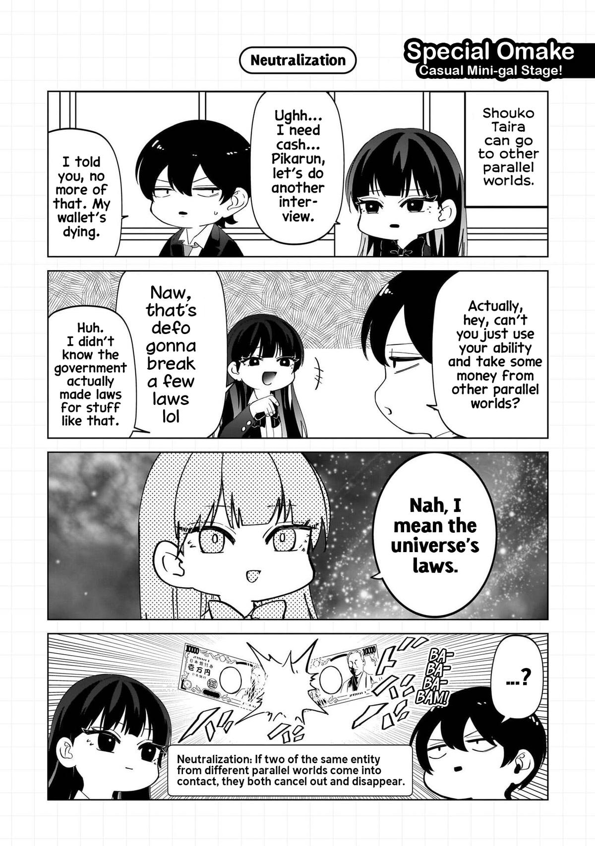 Shiretto Sugee Koto Itteru Gal. Shiritsu Paranomaru Koukou no Nichijou Chap 9.5 - Next Chap 10.5