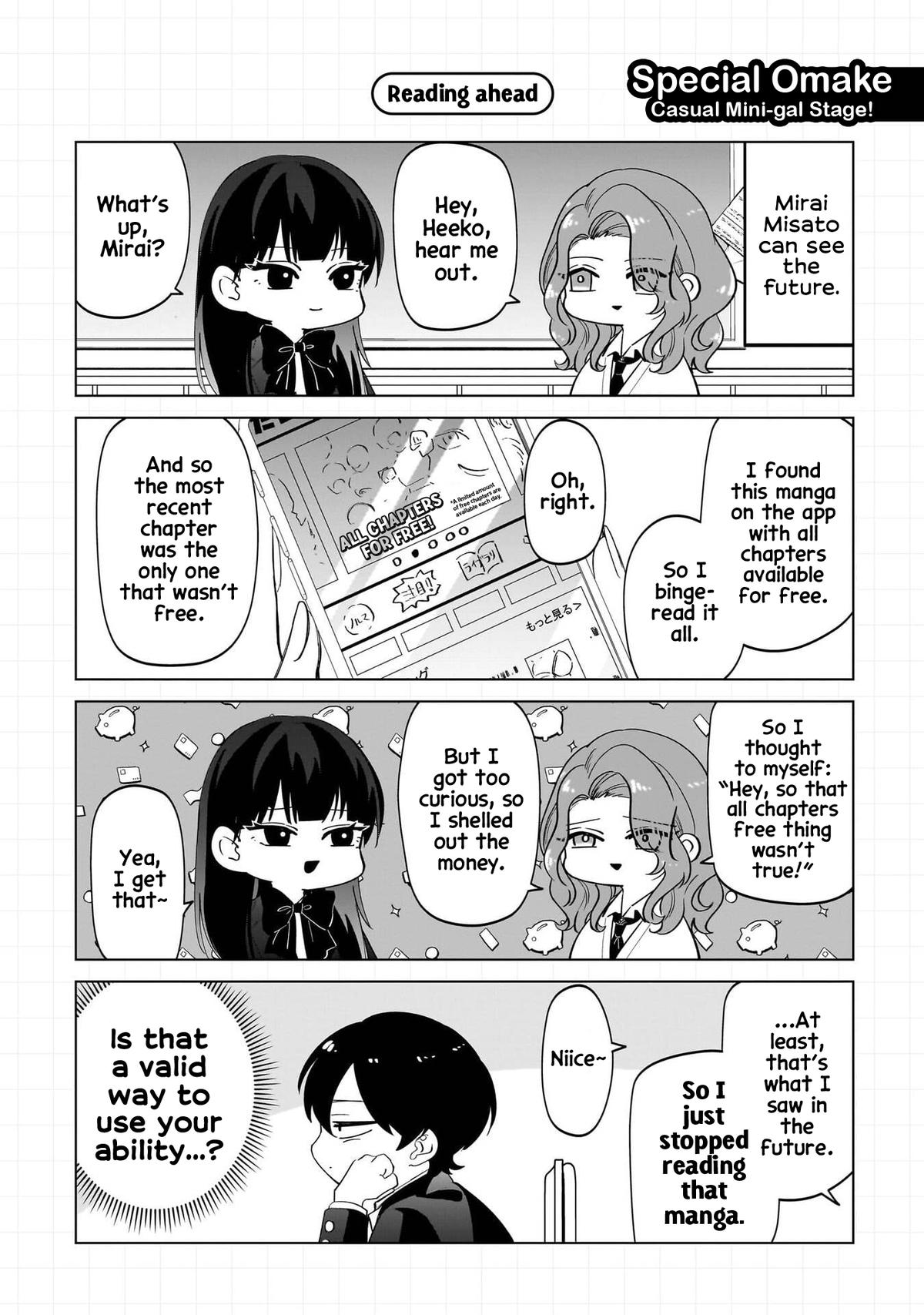 Shiretto Sugee Koto Itteru Gal. Shiritsu Paranomaru Koukou no Nichijou Chap 9.5 - Next Chap 10.5