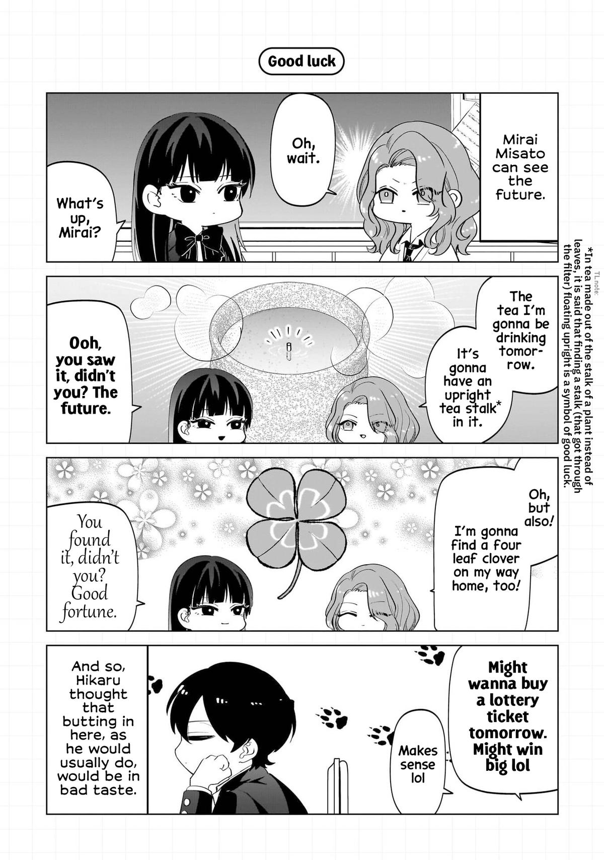 Shiretto Sugee Koto Itteru Gal. Shiritsu Paranomaru Koukou no Nichijou Chap 9.5 - Next Chap 10.5