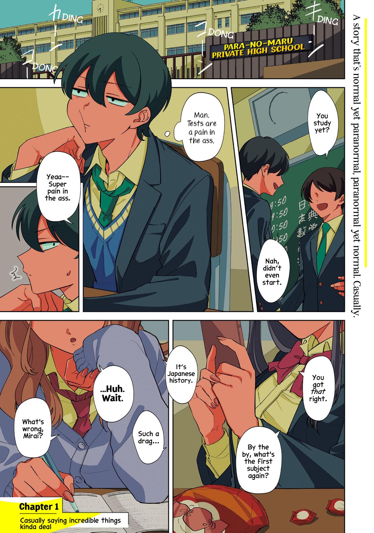 Shiretto Sugee Koto Itteru Gal. Shiritsu Paranomaru Koukou no Nichijou Chap 1 - Next Chap 2