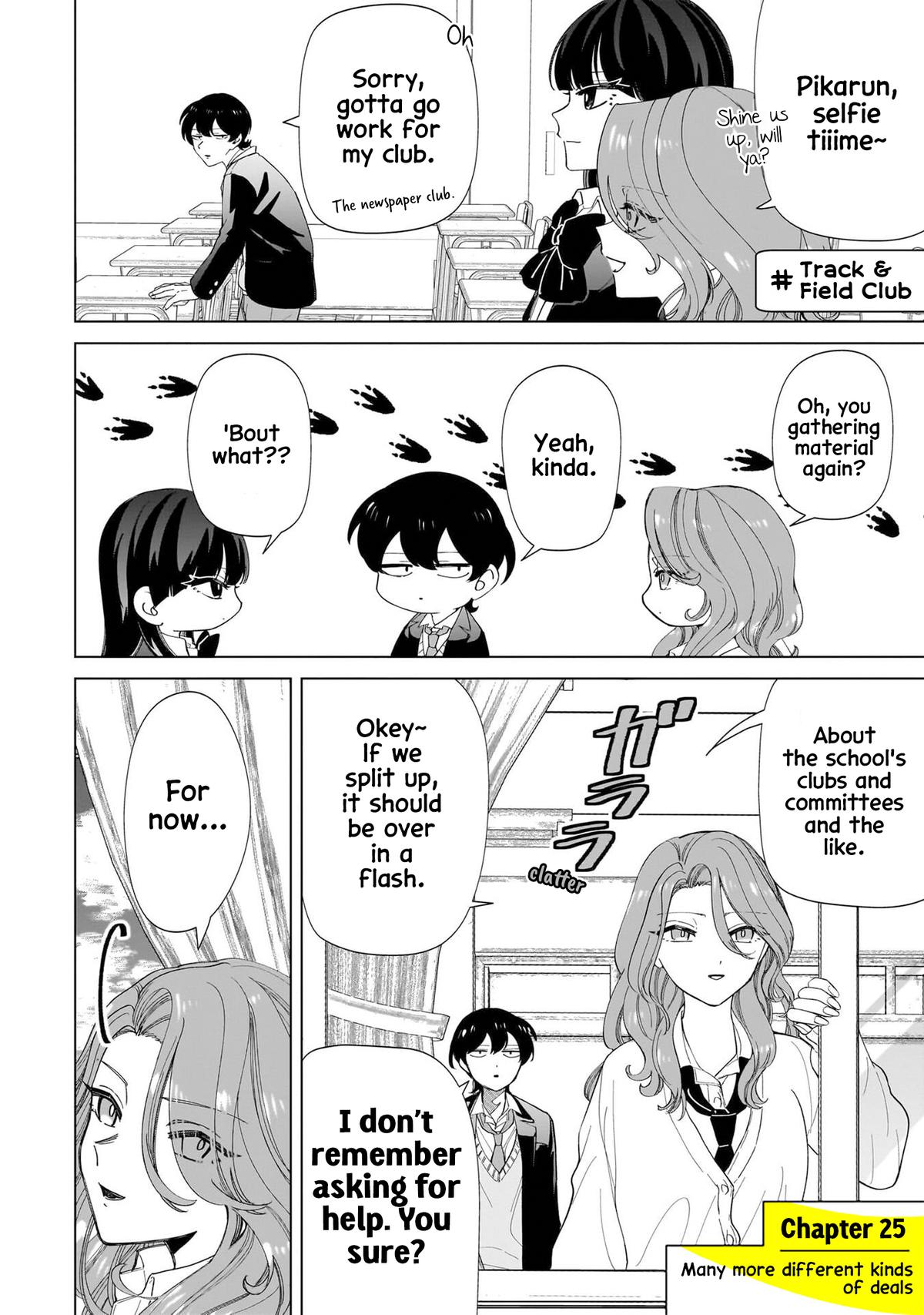 Shiretto Sugee Koto Itteru Gal. Shiritsu Paranomaru Koukou no Nichijou Chap 25.1 - Next Chap 26.1