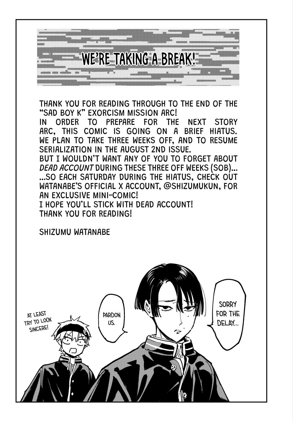 Dead Account Chap 106 - Next Chap 107