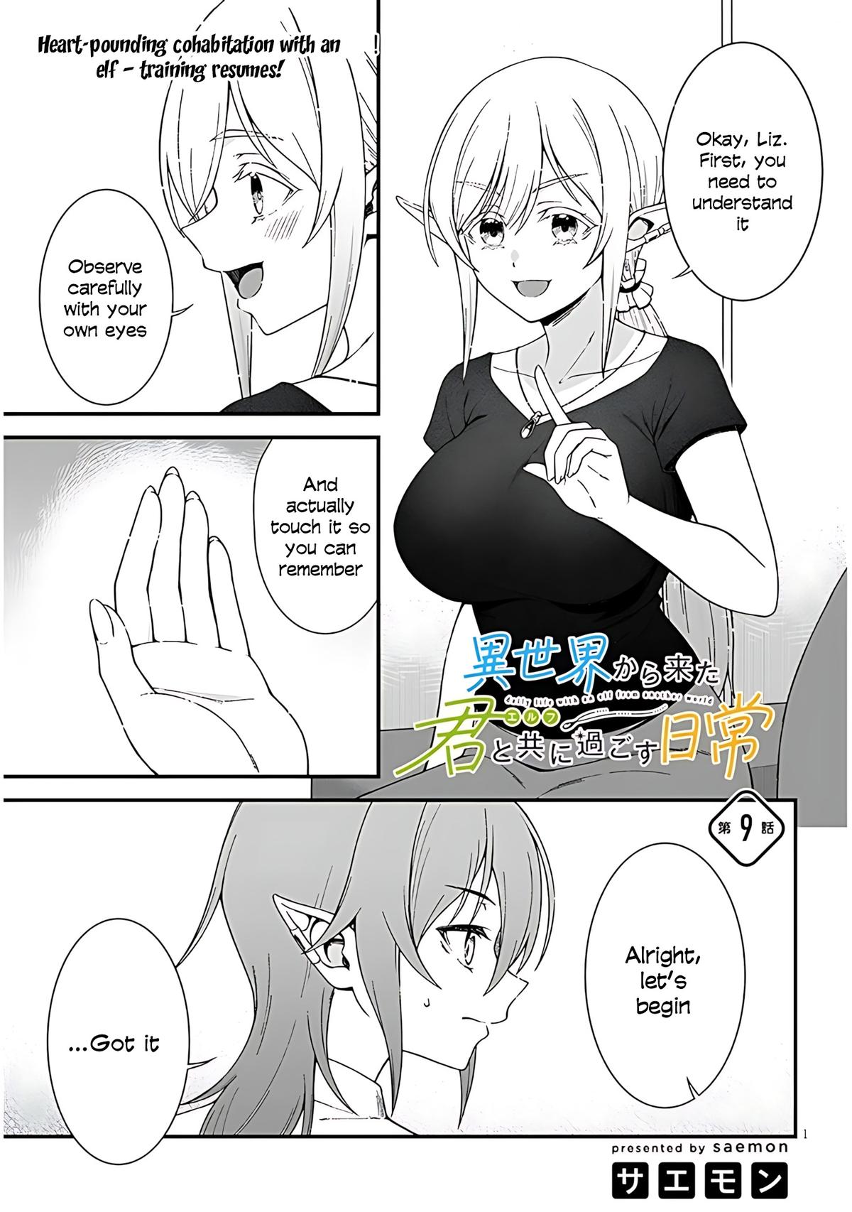 Isekai kara Kita Elf to Tomo ni Sugosu Nichijou Chap 9 - Next Chap 10