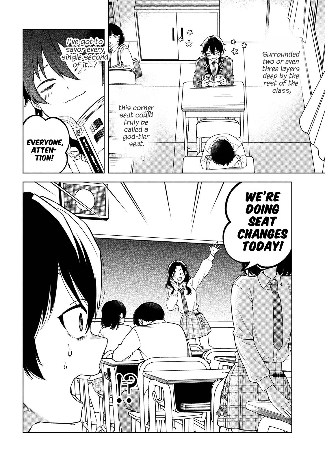 Inkya no Ore ga Sekigae de S-kyuu Bishoujo ni Kakomaretara Himitsu no Kankei ga Hajimatta. Chap 1 - Next Chap 2