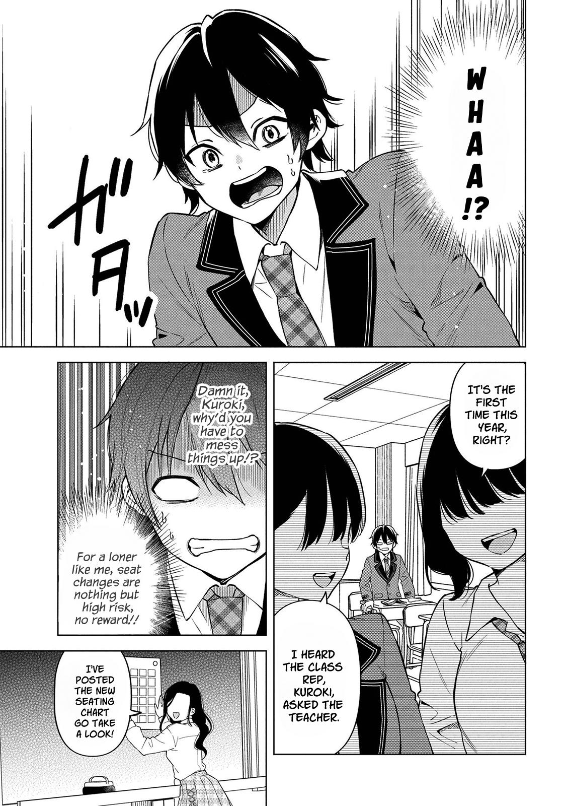 Inkya no Ore ga Sekigae de S-kyuu Bishoujo ni Kakomaretara Himitsu no Kankei ga Hajimatta. Chap 1 - Next Chap 2