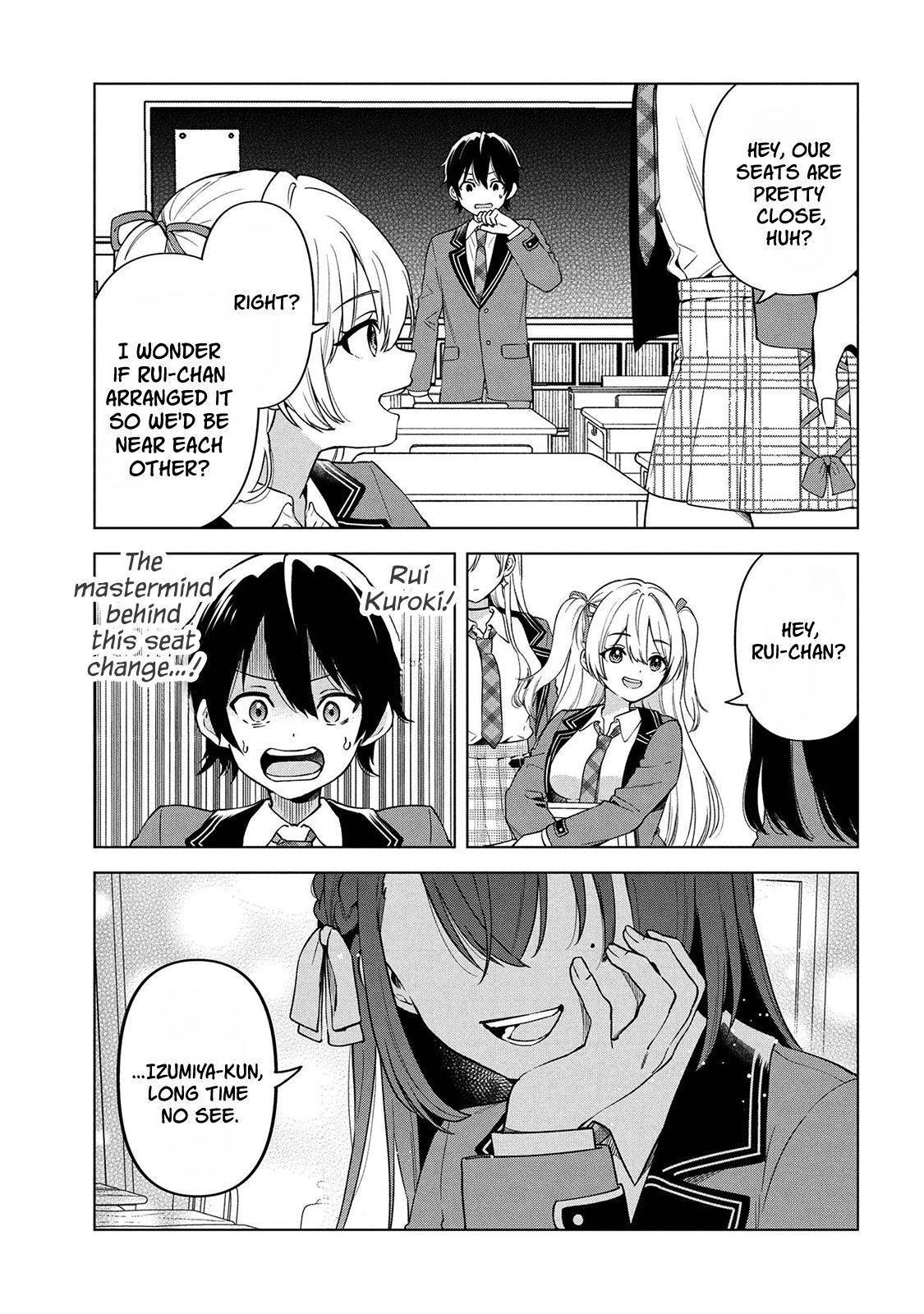 Inkya no Ore ga Sekigae de S-kyuu Bishoujo ni Kakomaretara Himitsu no Kankei ga Hajimatta. Chap 1 - Next Chap 2
