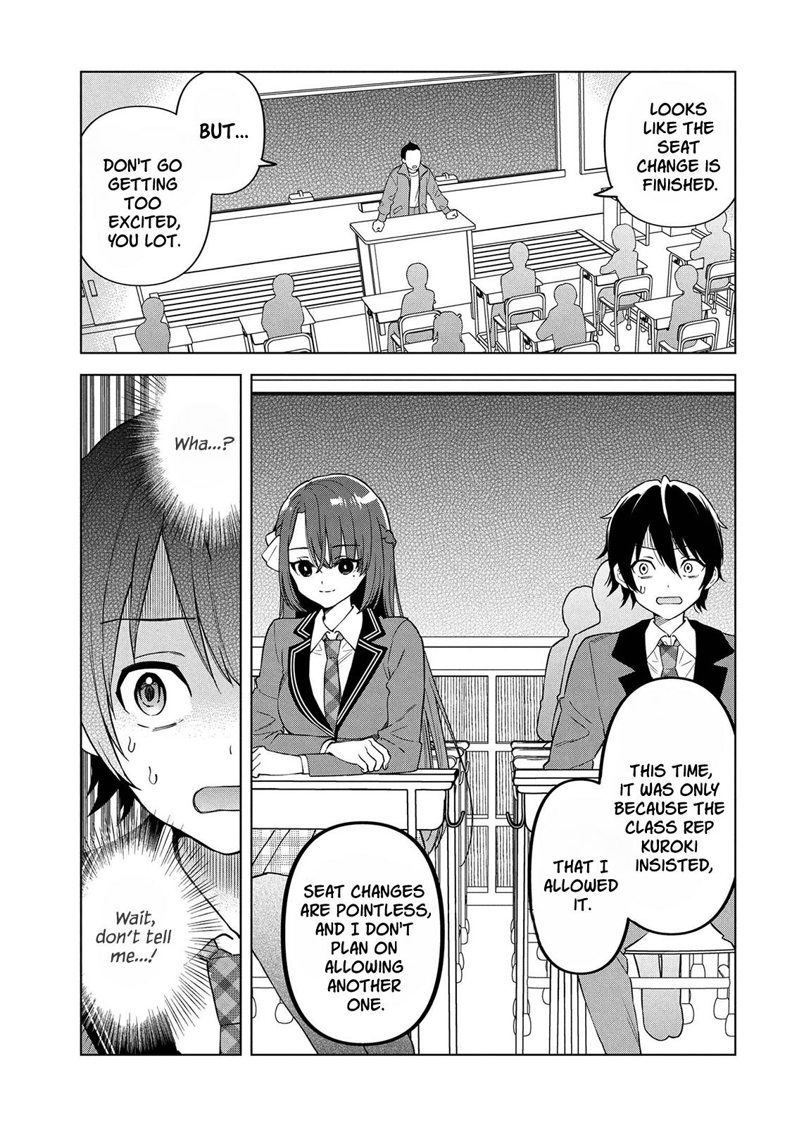 Inkya no Ore ga Sekigae de S-kyuu Bishoujo ni Kakomaretara Himitsu no Kankei ga Hajimatta. Chap 1 - Next Chap 2