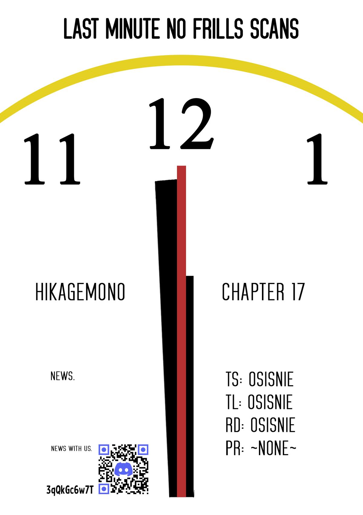 Hikagemono demo Yarinaoshite Ii desu ka? Chap 17 - Next Chap 18