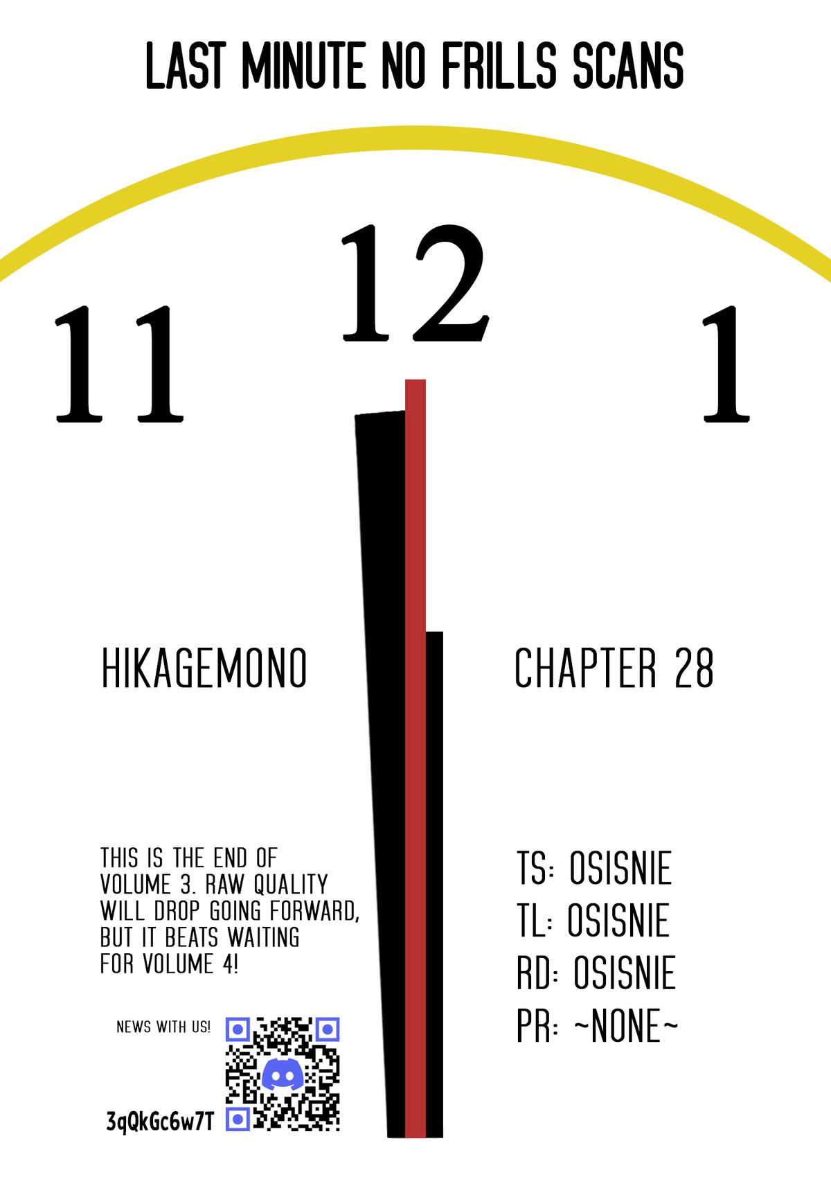 Hikagemono demo Yarinaoshite Ii desu ka? Chap 28 - Next Chap 29
