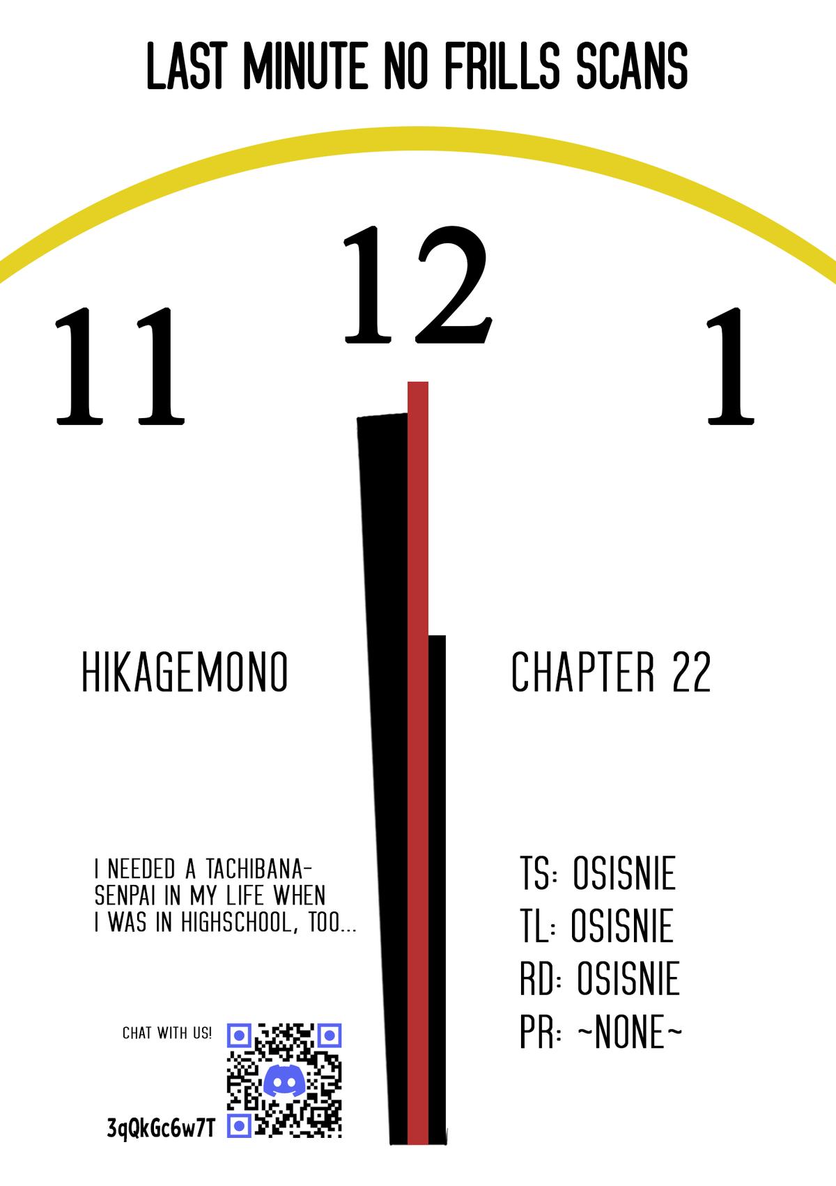 Hikagemono demo Yarinaoshite Ii desu ka? Chap 22 - Next Chap 23