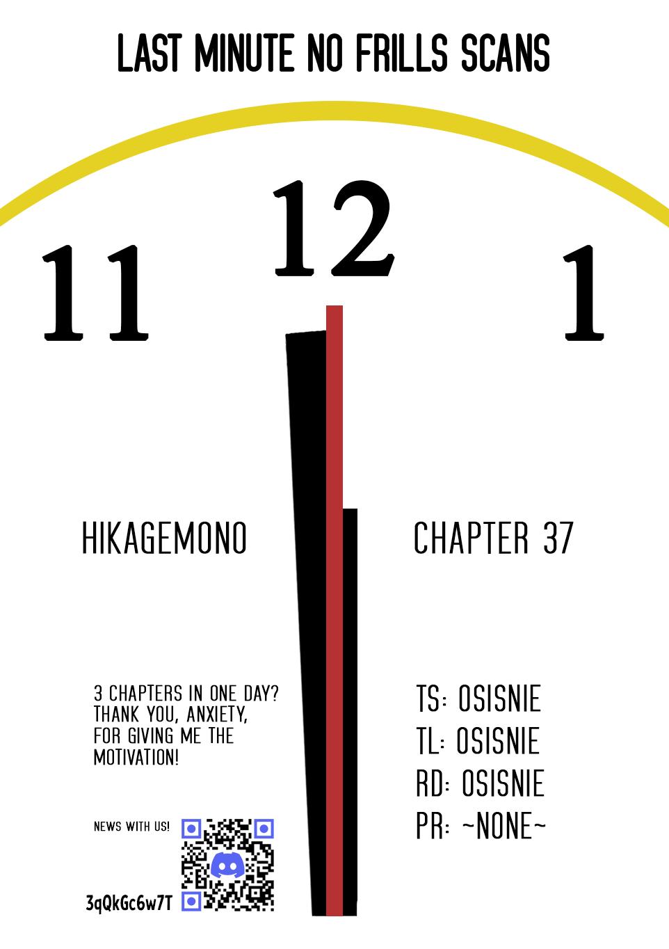 Hikagemono demo Yarinaoshite Ii desu ka? Chap 37 - Next Chap 38